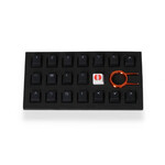 Tai-Hao **Tai-Hao Rubber Keycap Set Black (18pc)