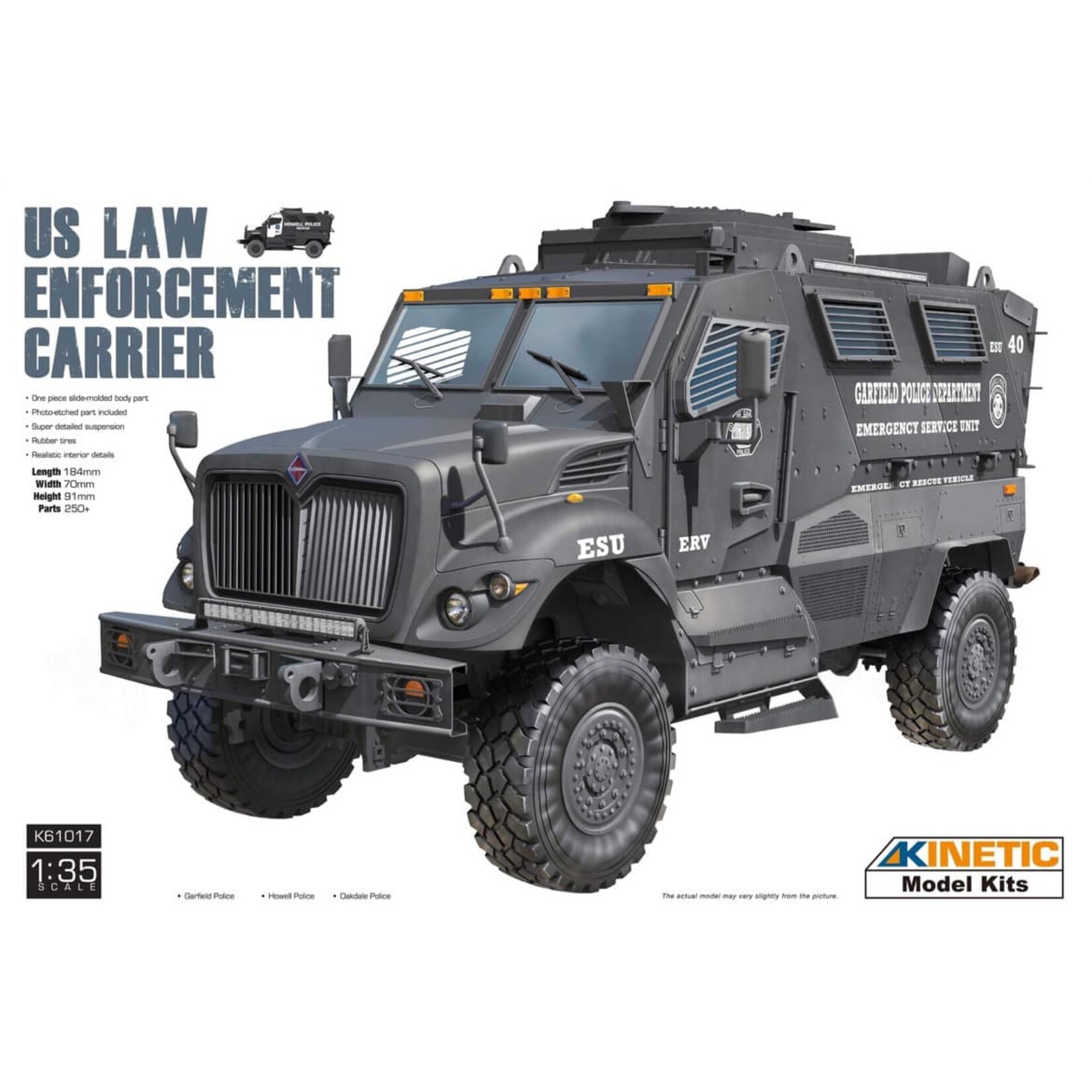 KInetic KIN61017 US Law Enforcement Carrier (1/35)
