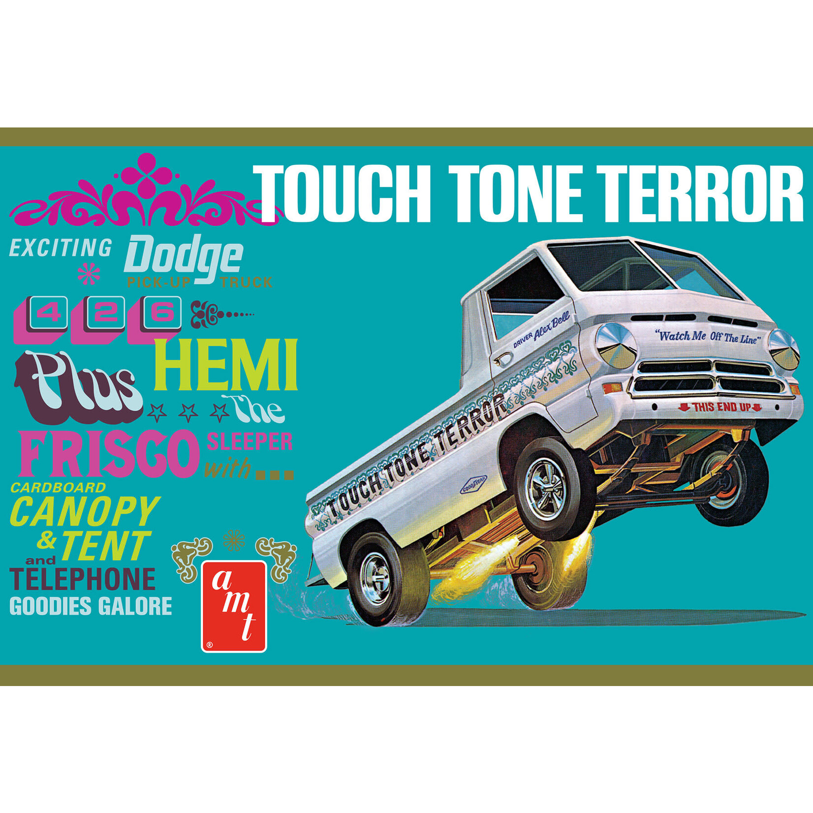 AMT AMT1389 1966 Dodge A100 Pickup Touch Tone Terror (1/25)