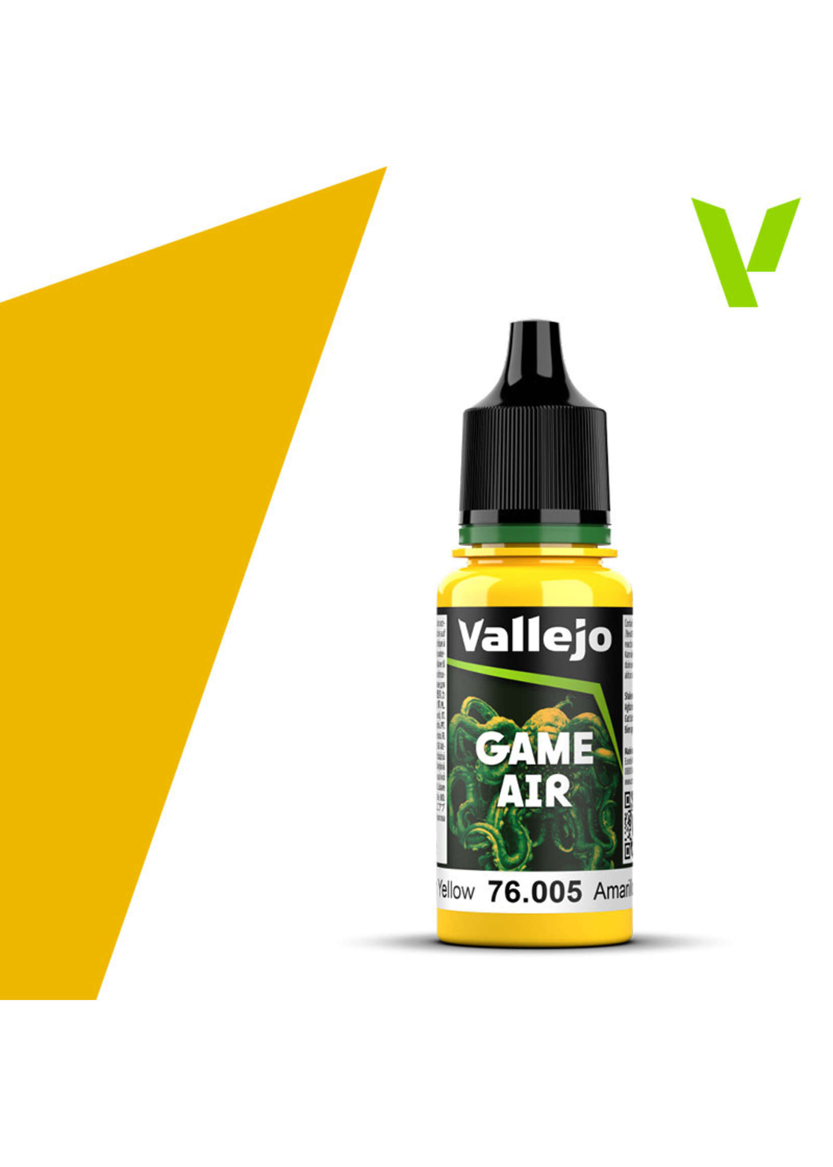 Vallejo 209VAL76005 Game Air Moon Yellow (17ml)