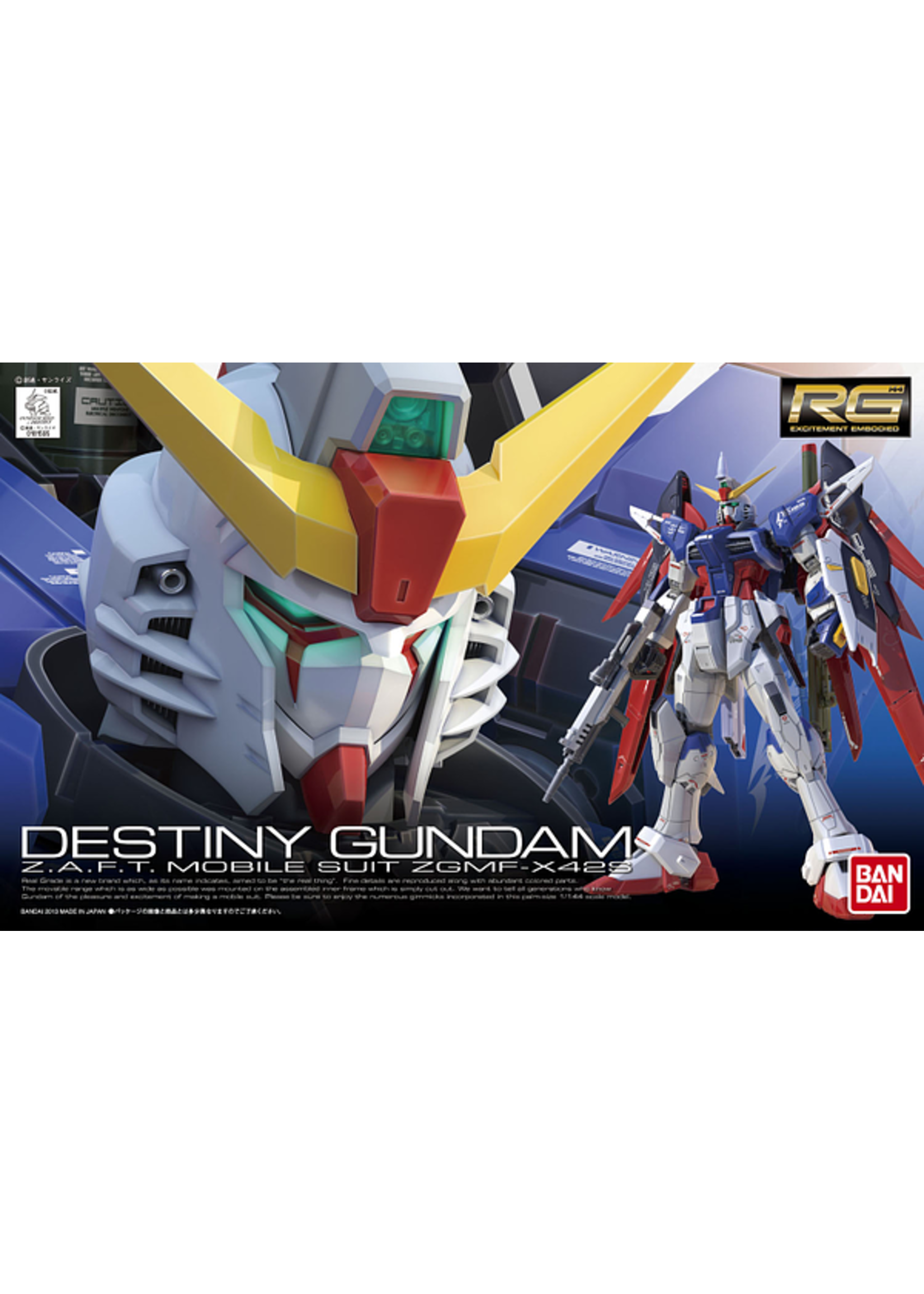 Bandai BNDAI2205030 RG #11 ZGMF-X42S Destiny Gundam (1/144)