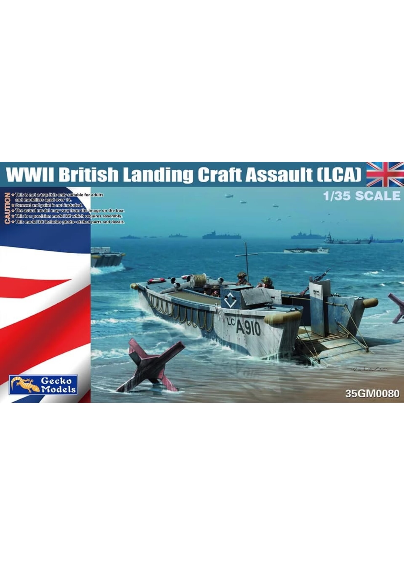 Gecko GEK35GM0080 WWII British Landing Craft Assault LCA (1/35)