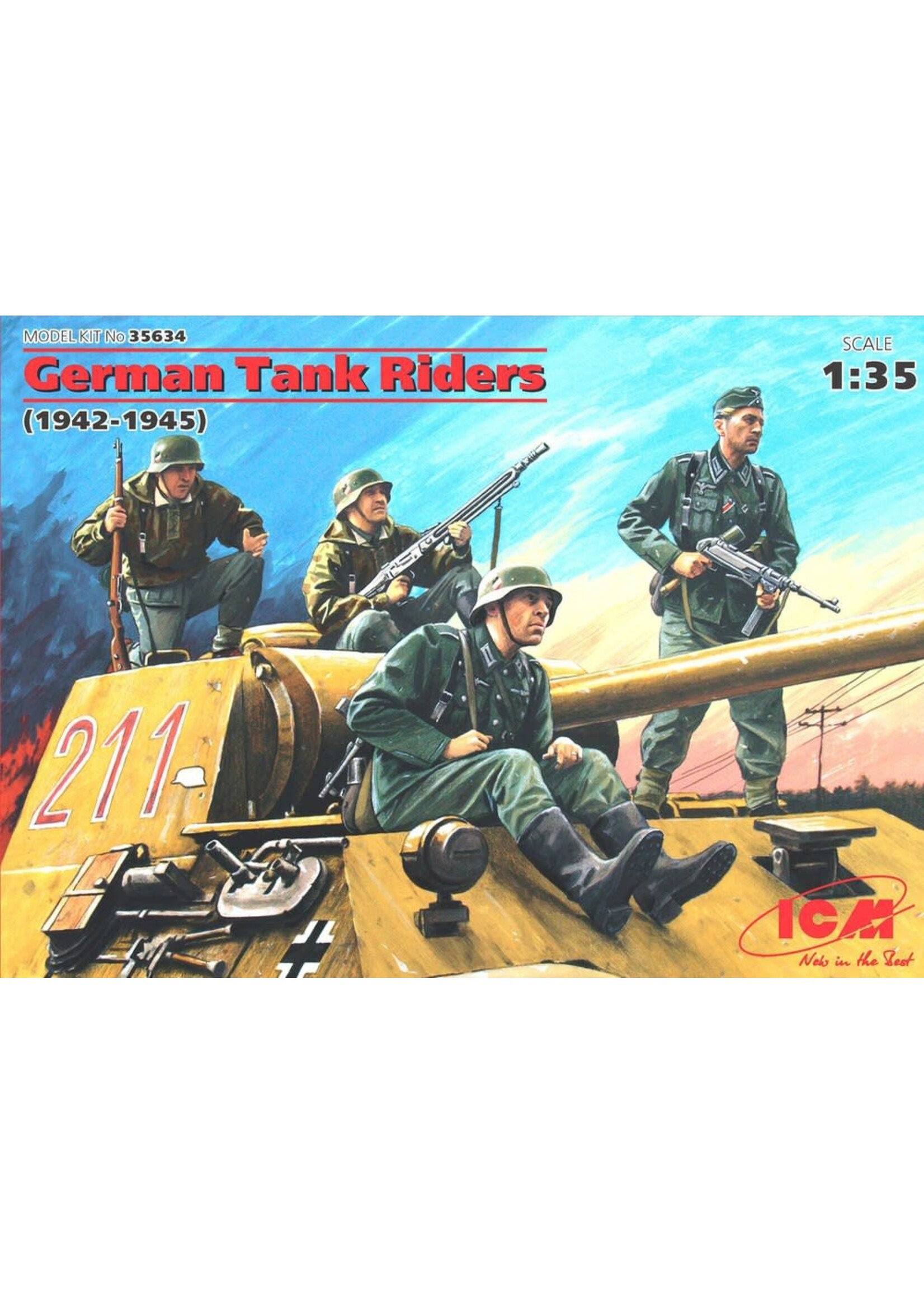 ICM ICM35634 German Tank Riders 1942-1945 (1/35)