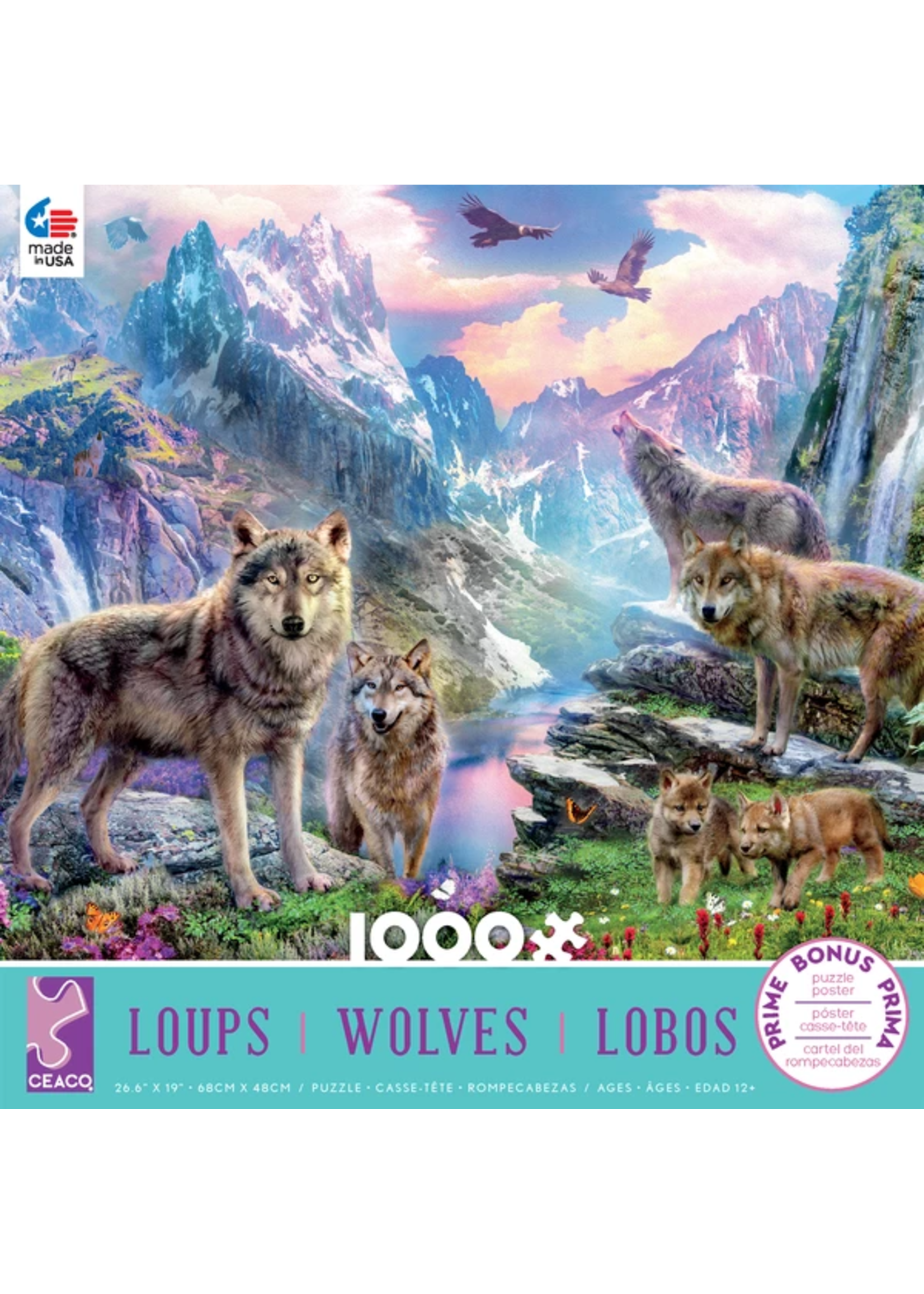 Ceaco CEA3373 Wolves (Puzzles1000)
