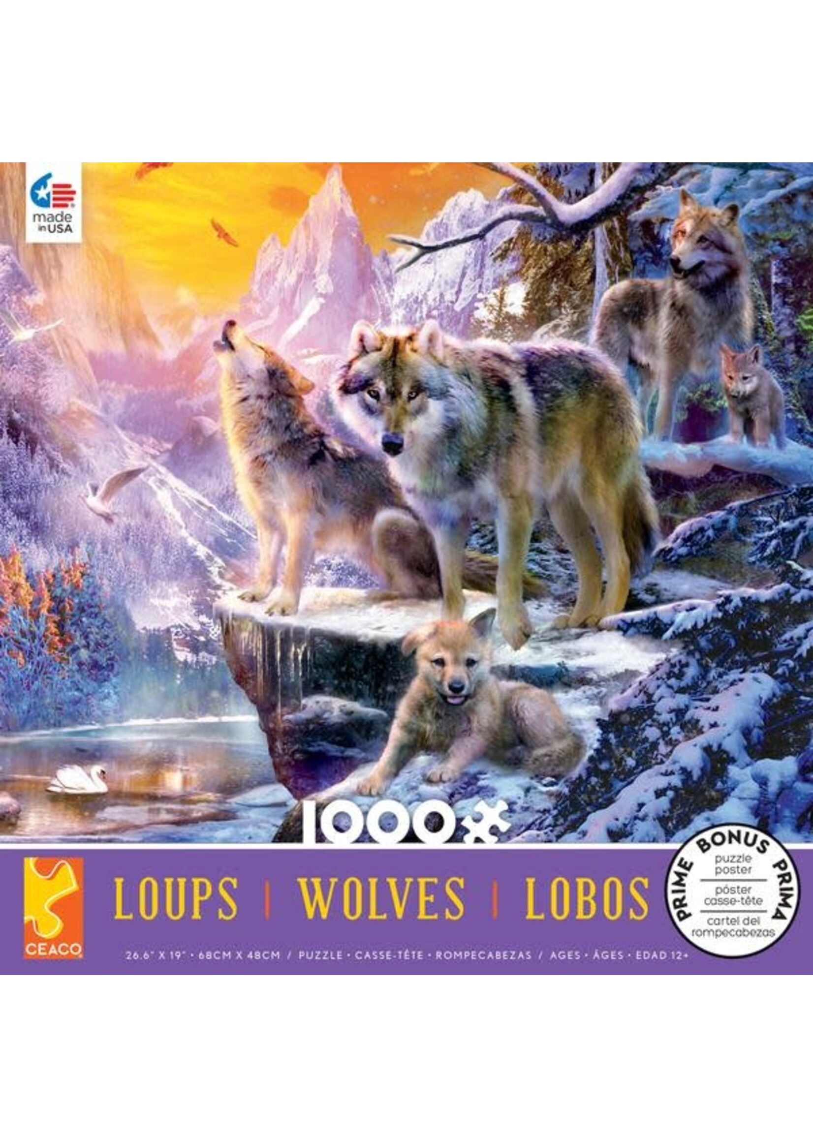 Ceaco CEA3373 Wolves (Puzzles1000)