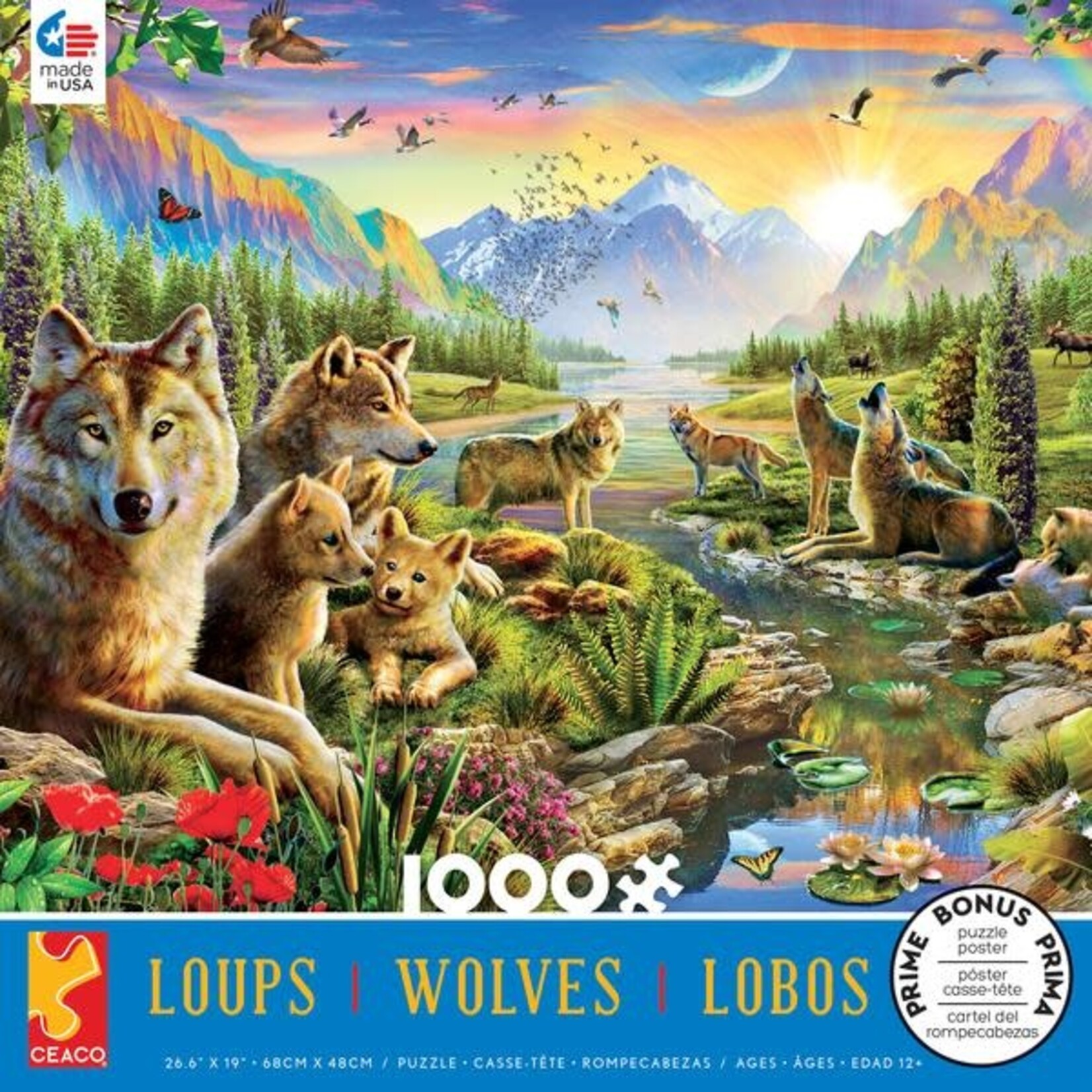 Ceaco CEA3373 Wolves (Puzzles1000)