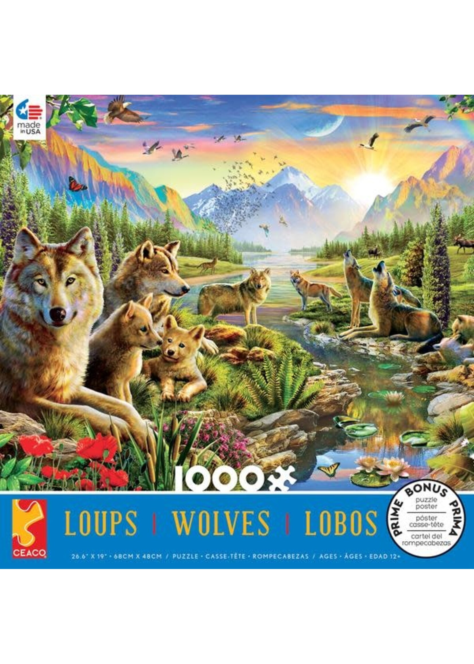 Ceaco CEA3373 Wolves (Puzzles1000)