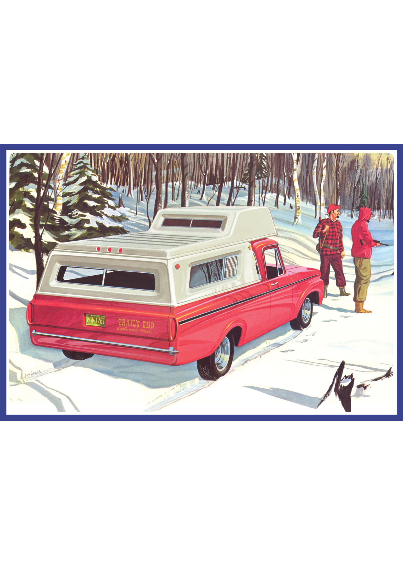 AMT AMT1412 1963 Ford F-100 Camper Pickup (1/25)