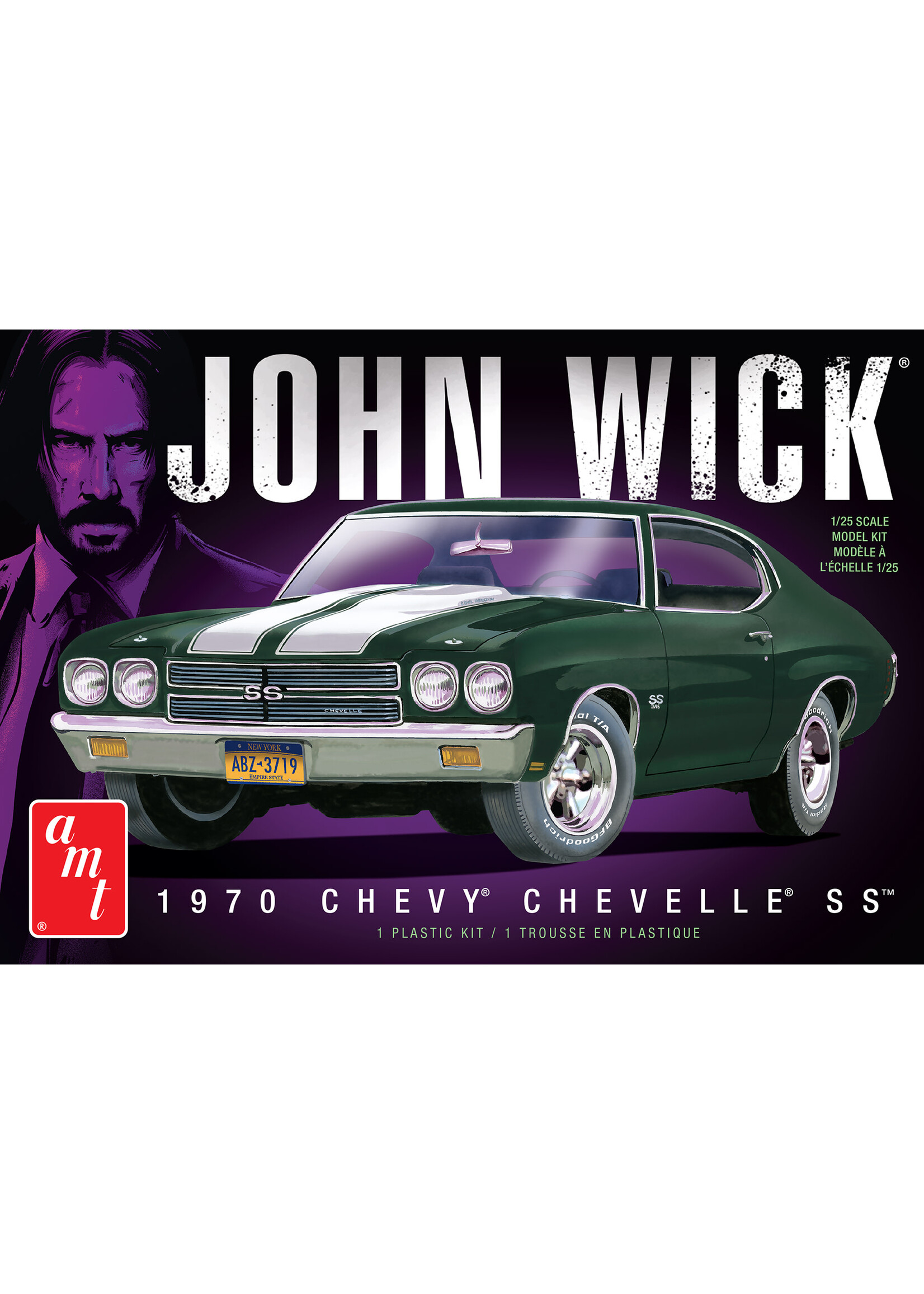 AMT AMT1453 1970 Chevy Chevelle SS John WIck (1/25)