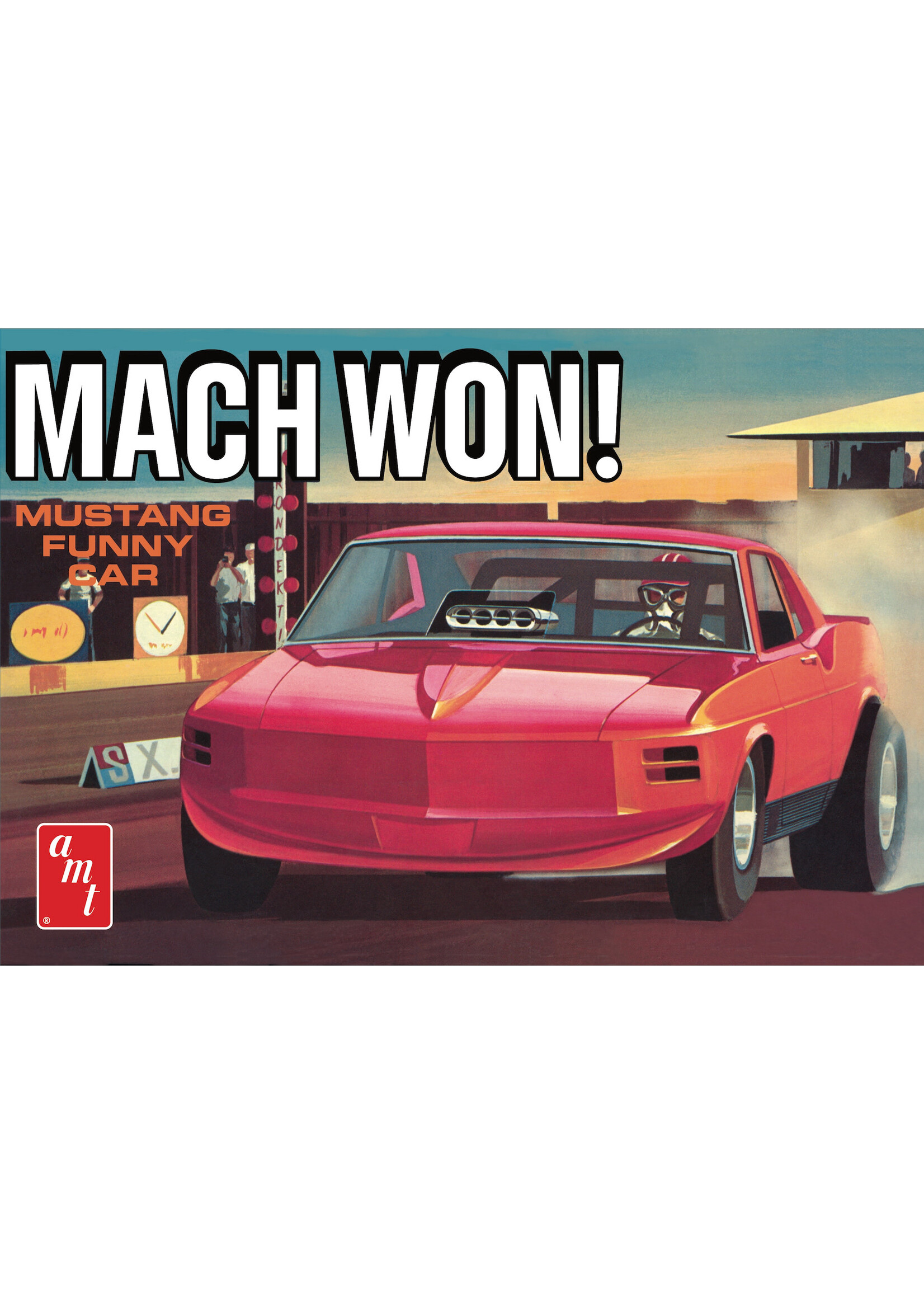 AMT AMT1455 1970 Ford Mustang Funny Car Mach Won (1/25)