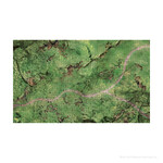 WizKids Battle Mat 96200 Bluffs 3x5 foot with 1 inch Grid Lines