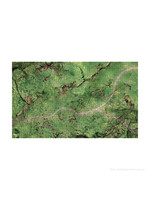 WizKids Battle Mat 96200 Bluffs 3x5 foot with 1 inch Grid Lines