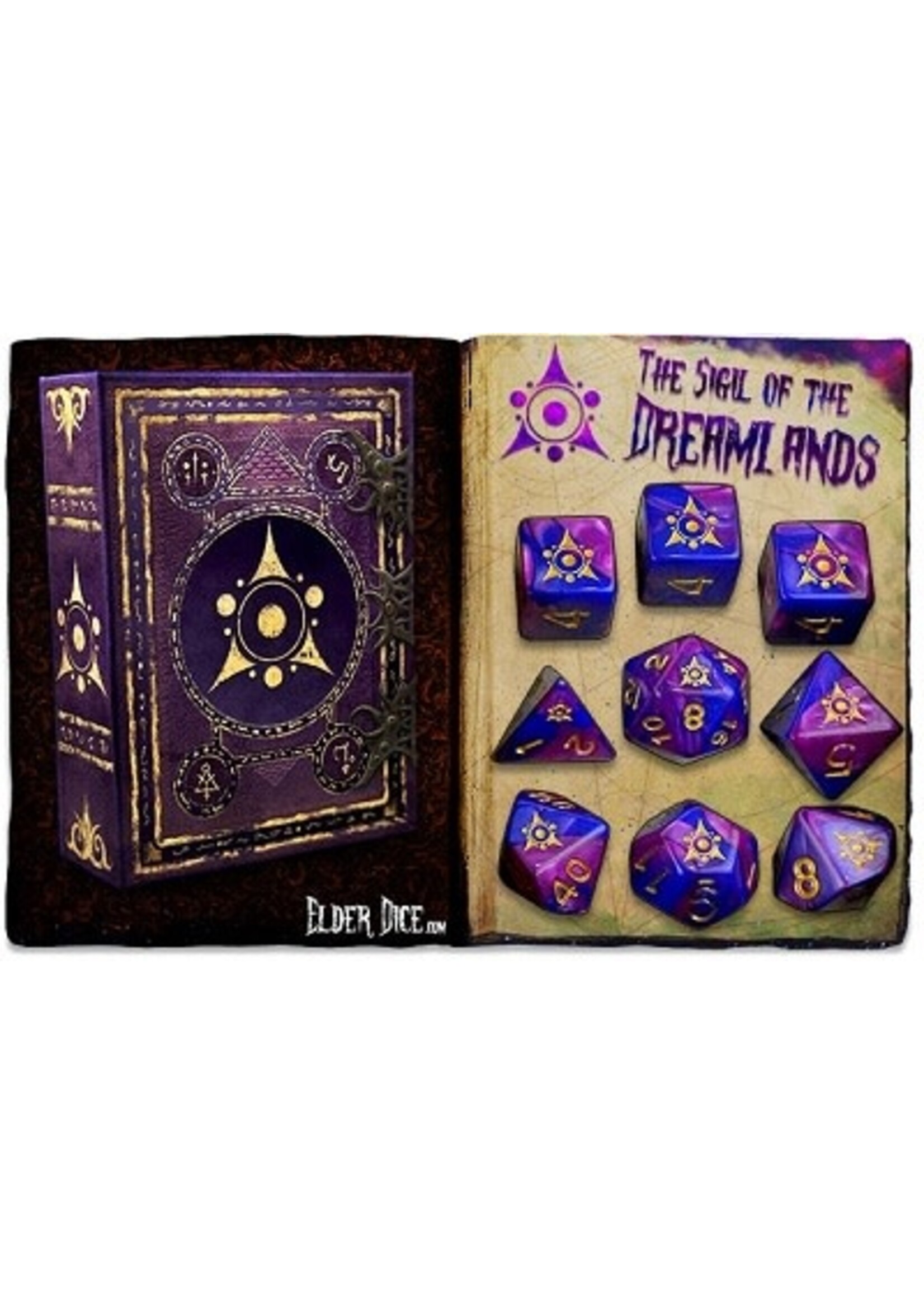 Elder Dice Dice RPG D01 9pc Elder Dice Sigil of the Dreamlands