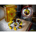 Infinite Black Dice RPG Y01B 9pc Elder Dice Yellow Sign Blood