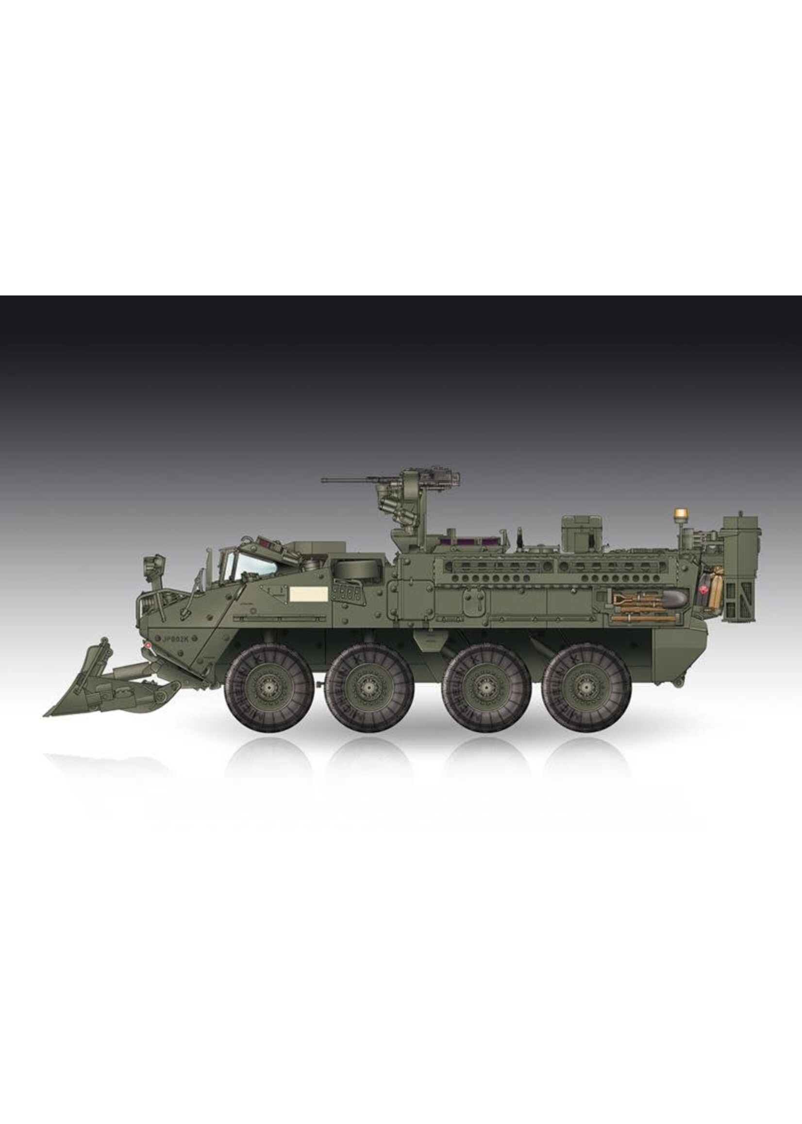 Trumpeter TRU07456 M1132 Stryker Engineer Squad Vehicle With SOB (1/72)