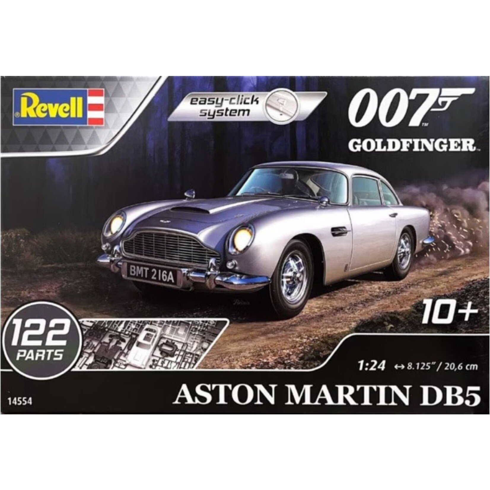 Revell REV4554 Aston Martin DB5 James Bond 007 Goldfinger (1/25)