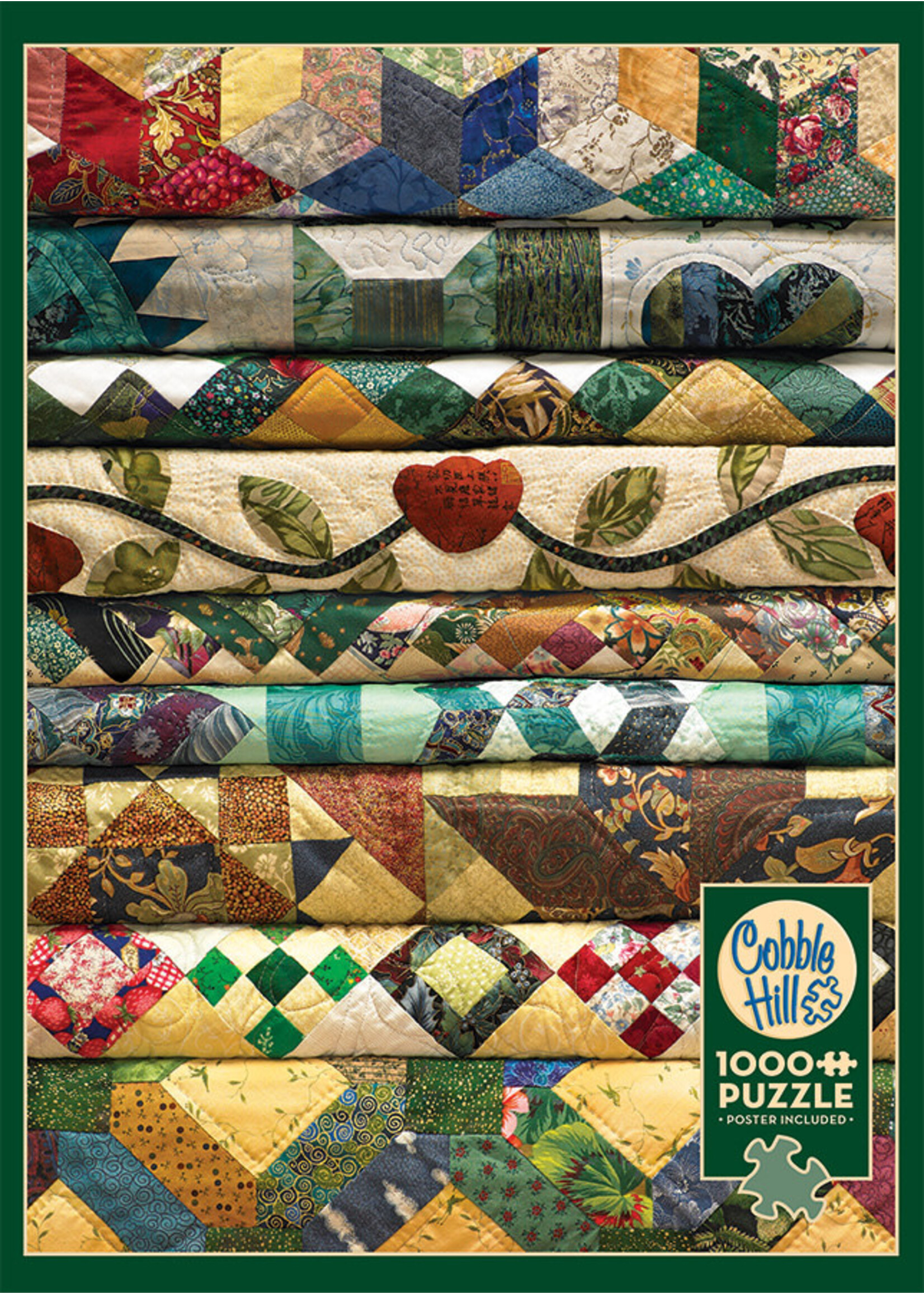 Cobble Hill CH40047 Grandma's Quilts (Puzzle1000)