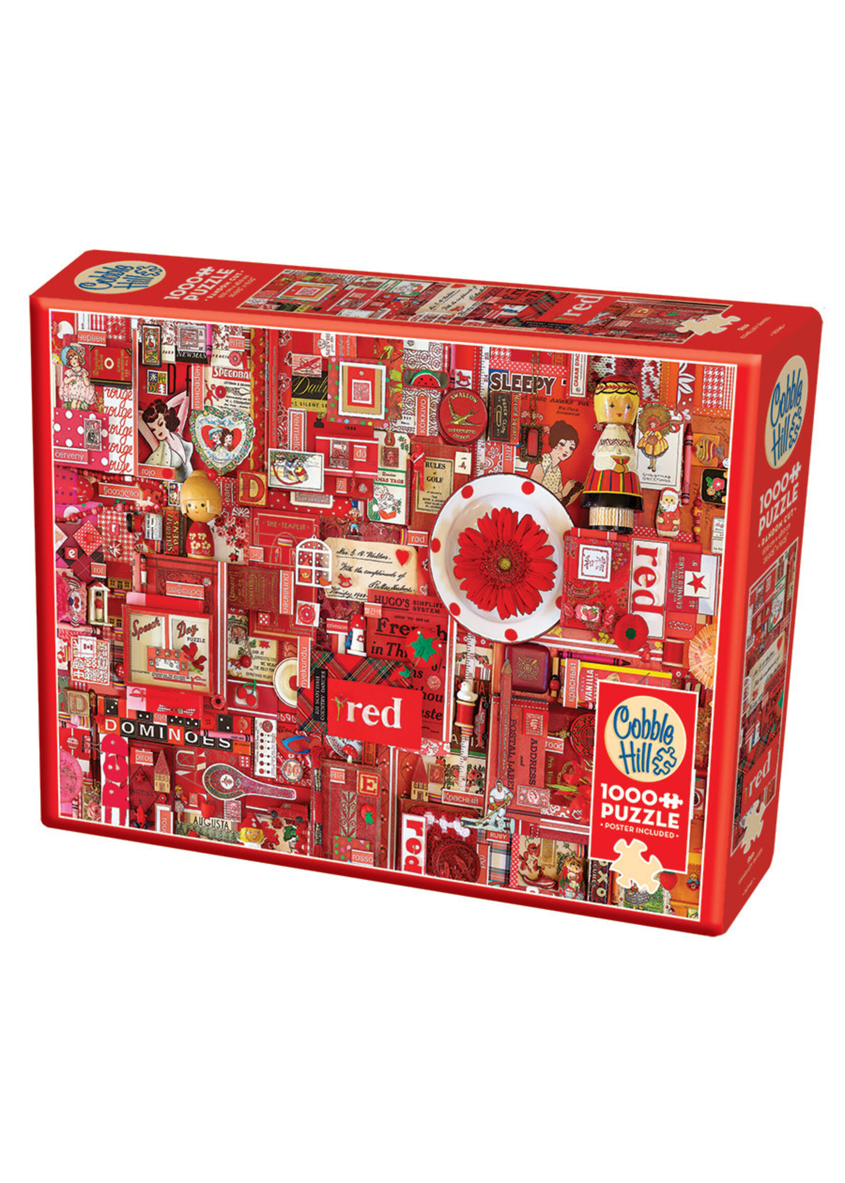 Cobble Hill CH40056 Red (Puzzle1000)