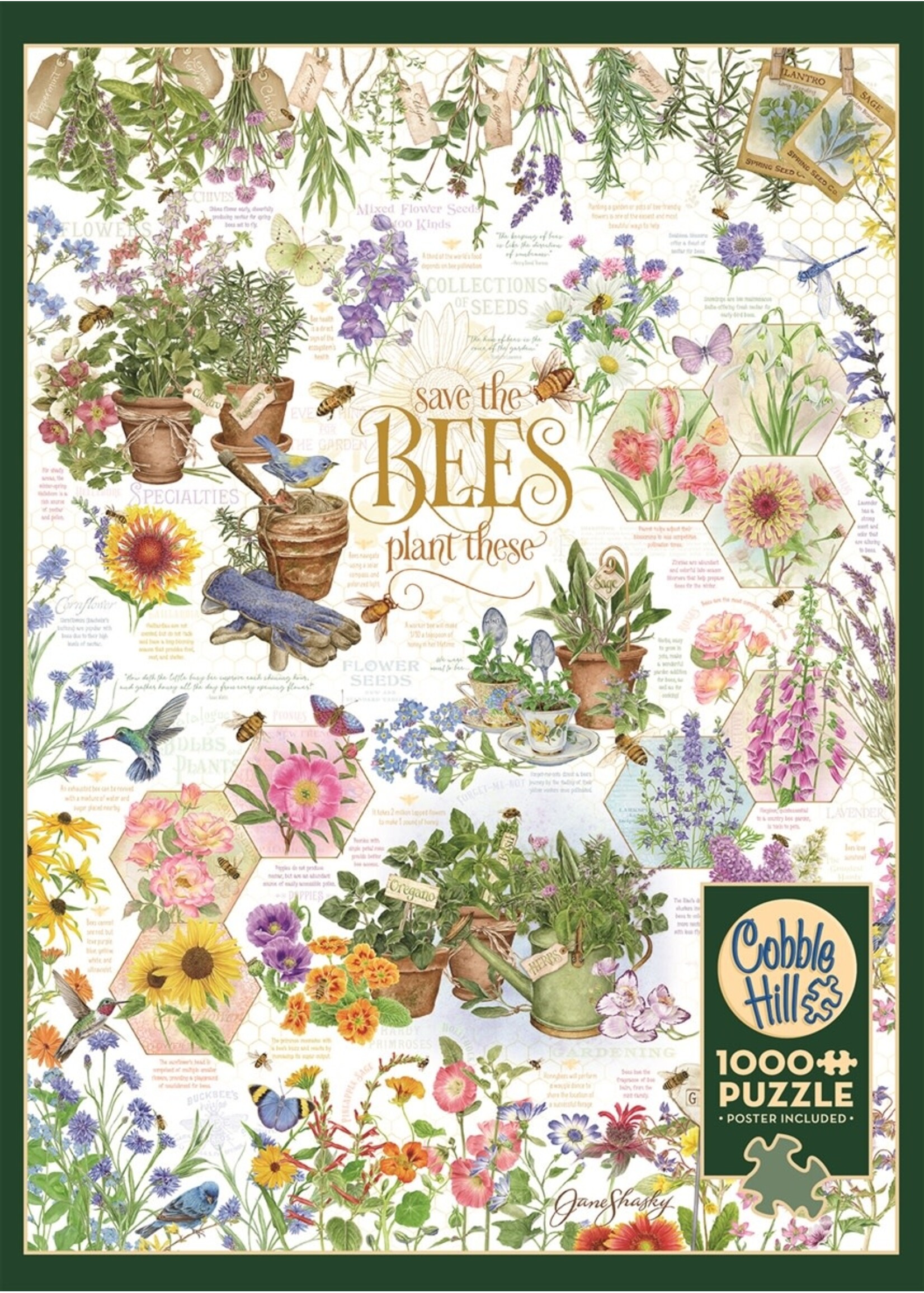 Cobble Hill CH40136 Save the Bees (Puzzle1000)