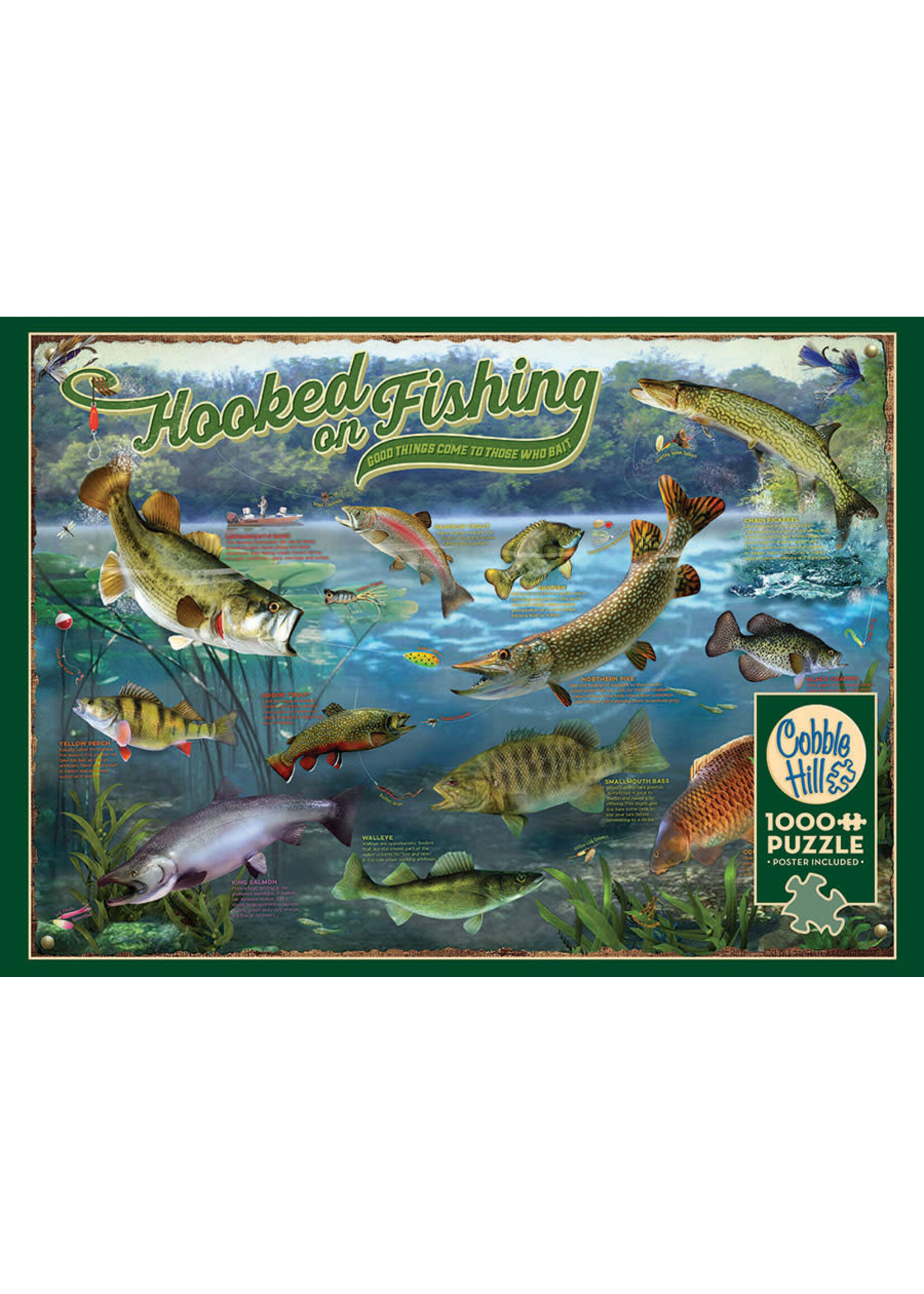 Cobble Hill CH40180 Hooked on Fishing (Puzzle1000)