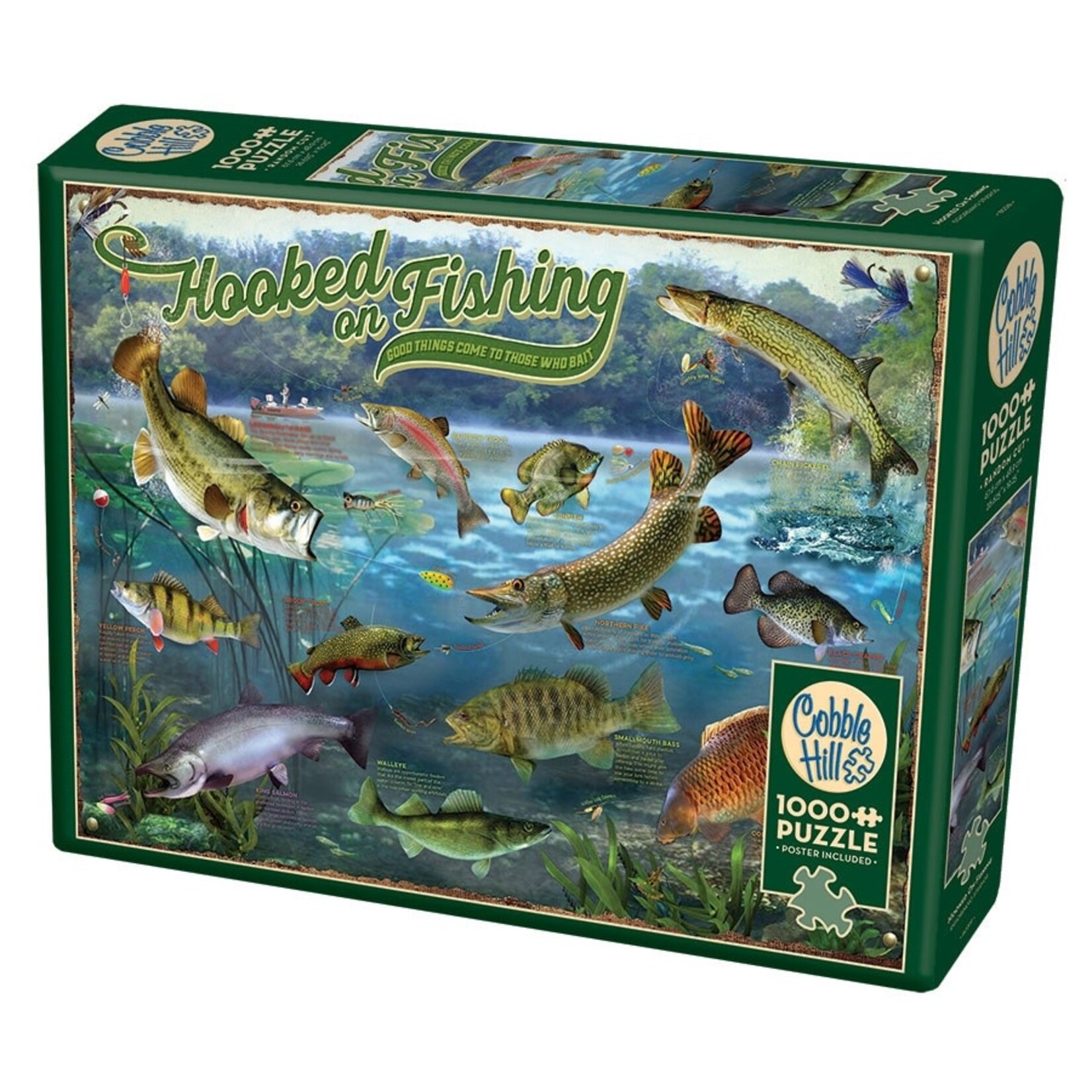 Cobble Hill CH40180 Hooked on Fishing (Puzzle1000)