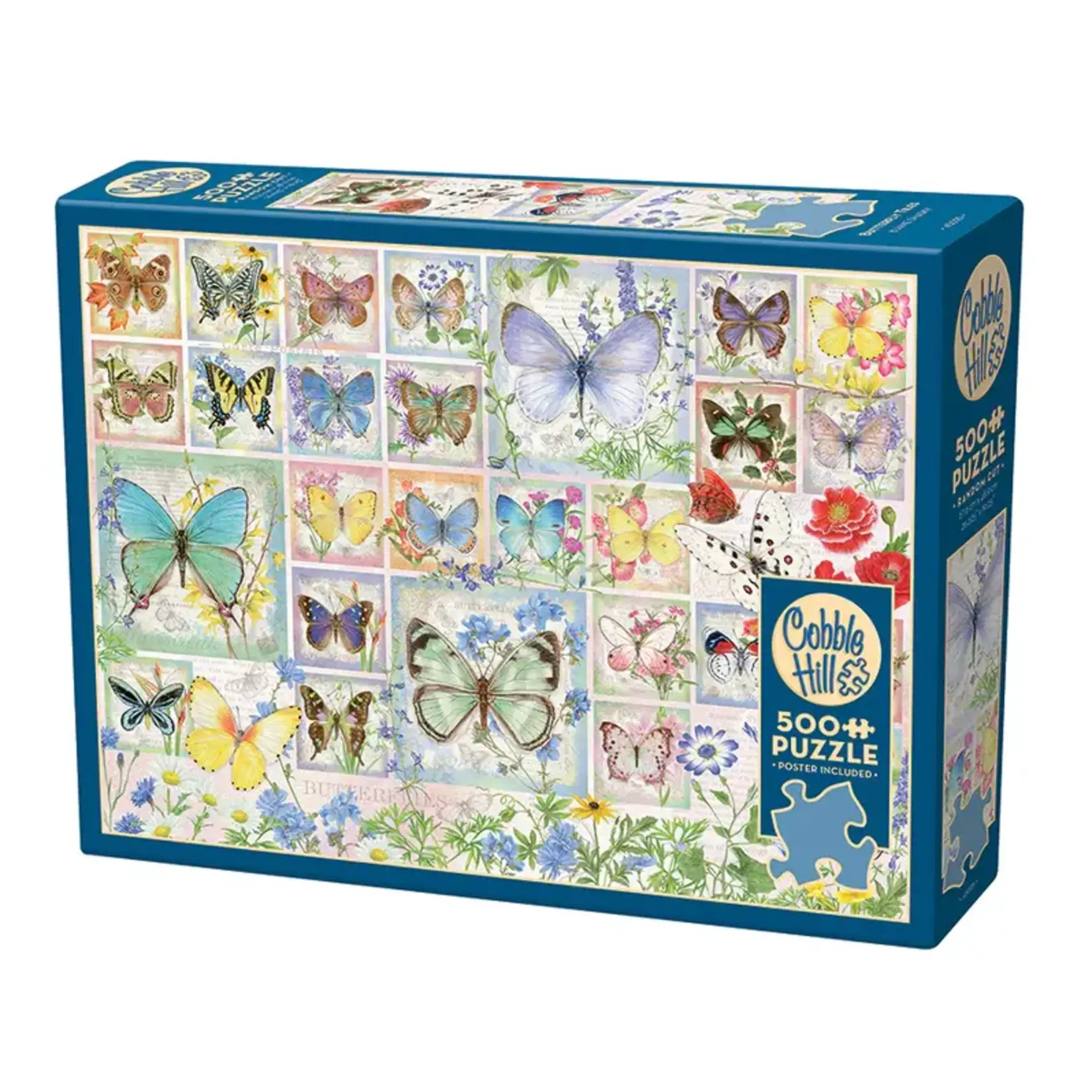 Cobble Hill CH45025 Butterfly Tiles (Puzzle500)