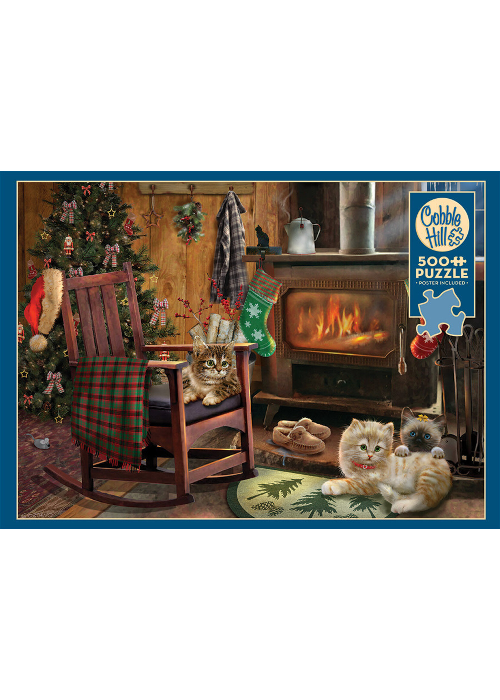 Cobble Hill CH45048 Kittens by the Stove (Puzzle500)