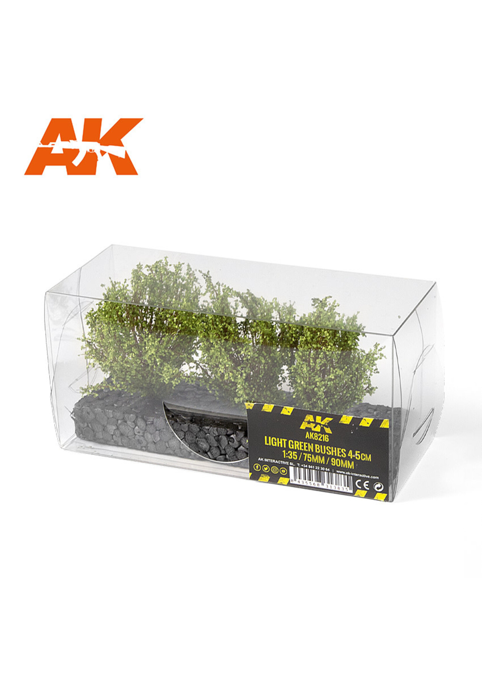 AK Interactive ***AK8216 Light Green Bushes 4-6 cm