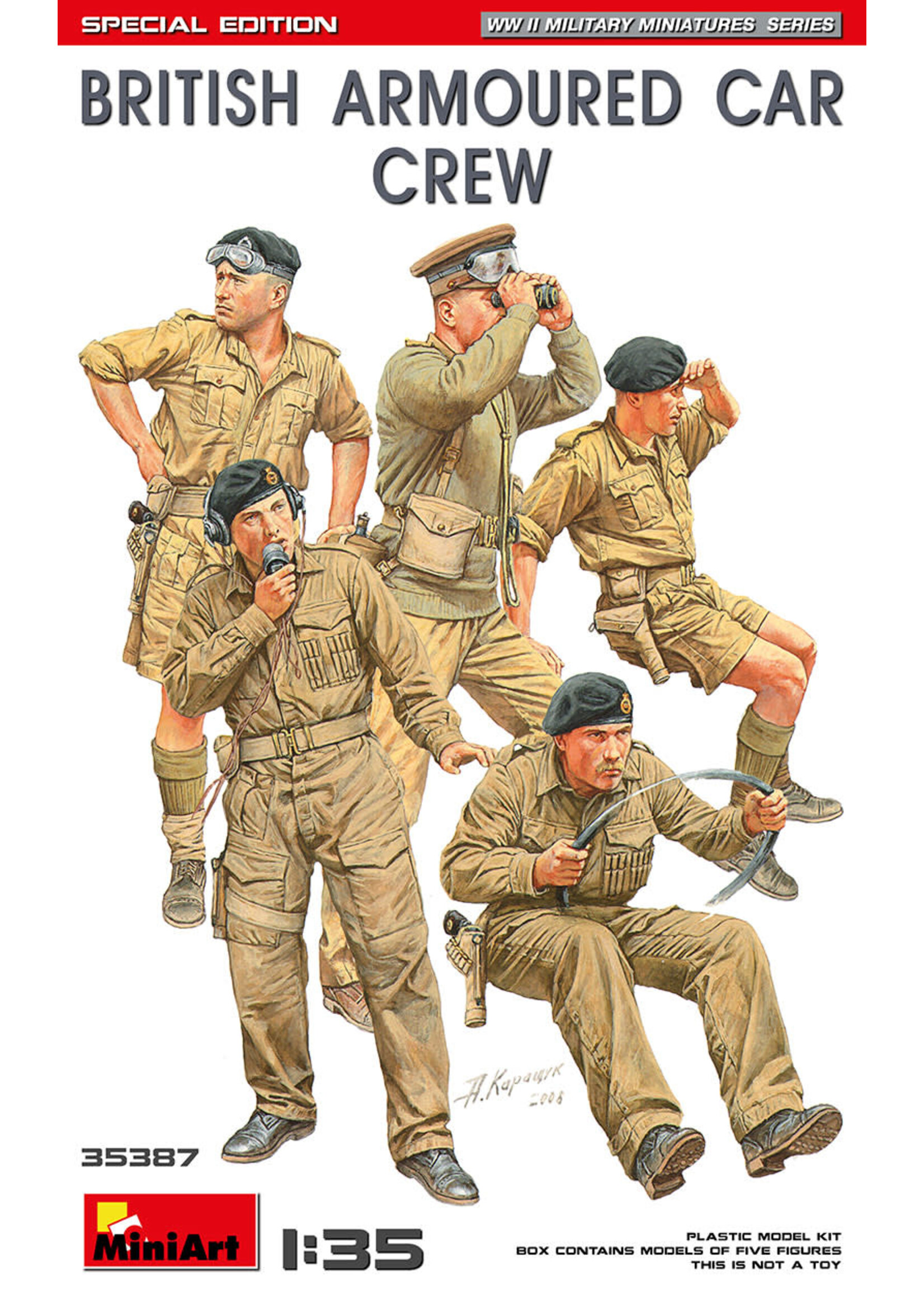MiniArt MIART35387 British Armoured Car Crew (1/35)