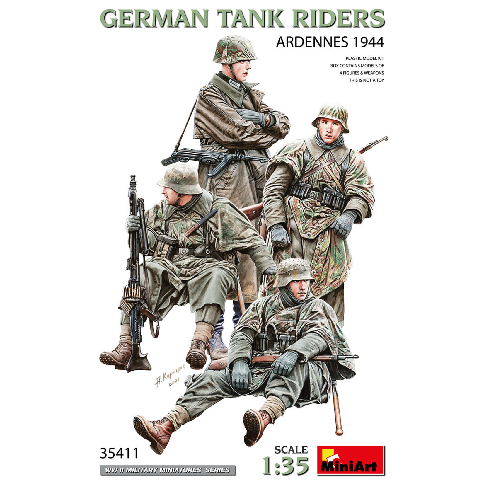 MiniArt MIN35411 German Tank Riders Ardennes 1944 (1/35)