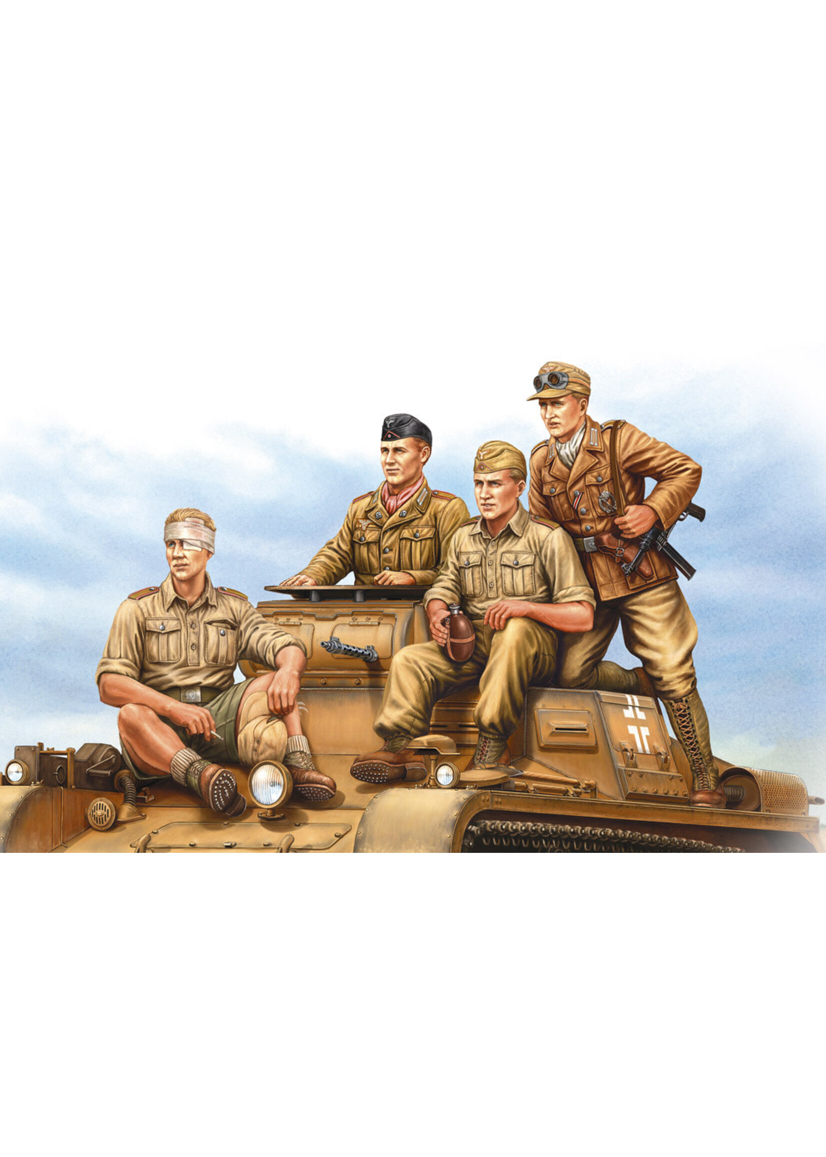 Hobby Boss ***HBOSS84409 German Tropical Panzer Crew (1/35)