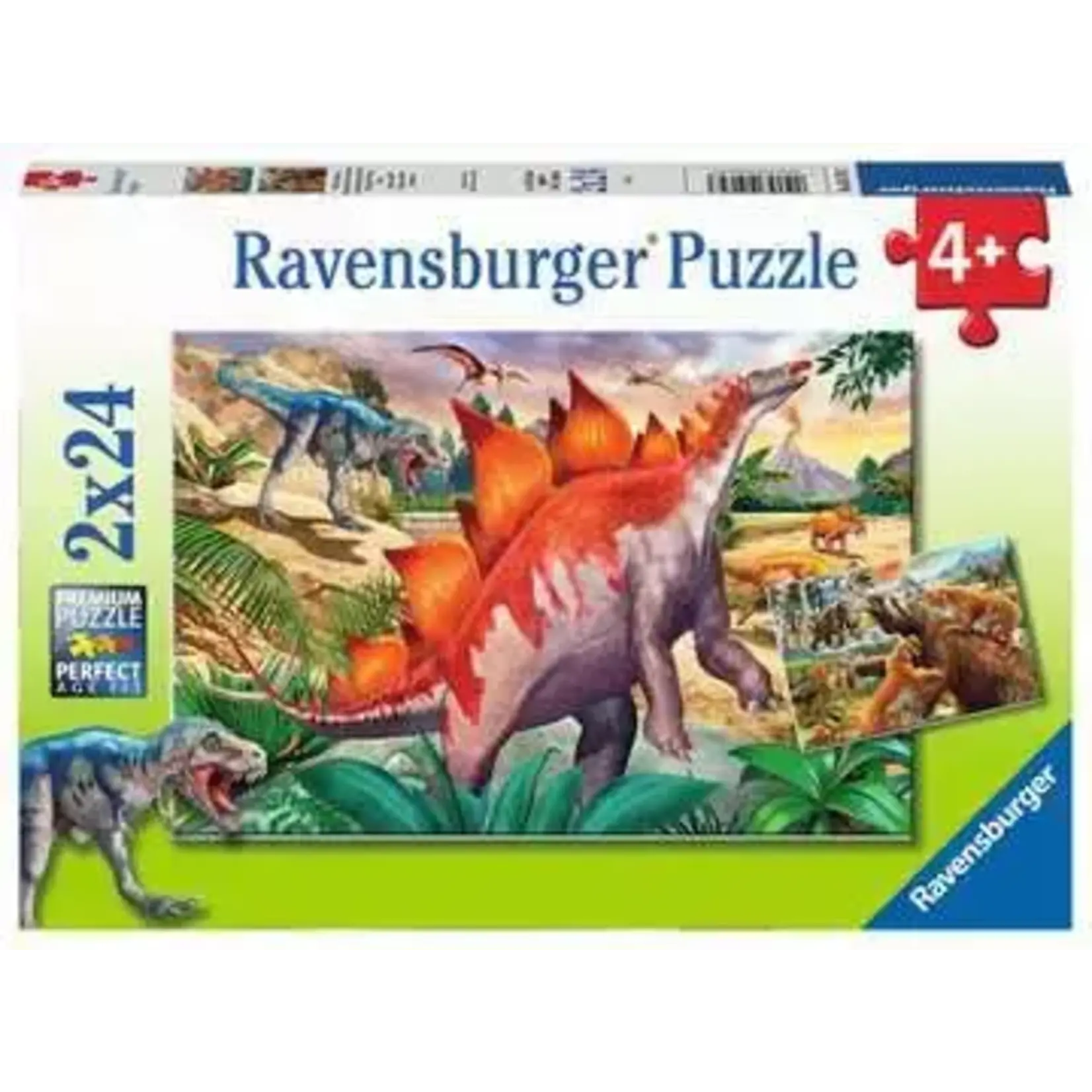 Ravensburger RAV05179 Jurassic Wildlife (Puzzle2x24)