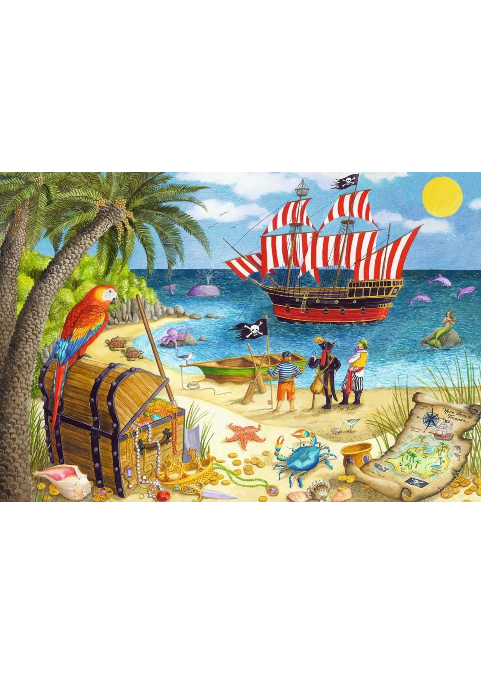 Ravensburger RAV05676 Pirates and Mermaids (Puzzle2x24)