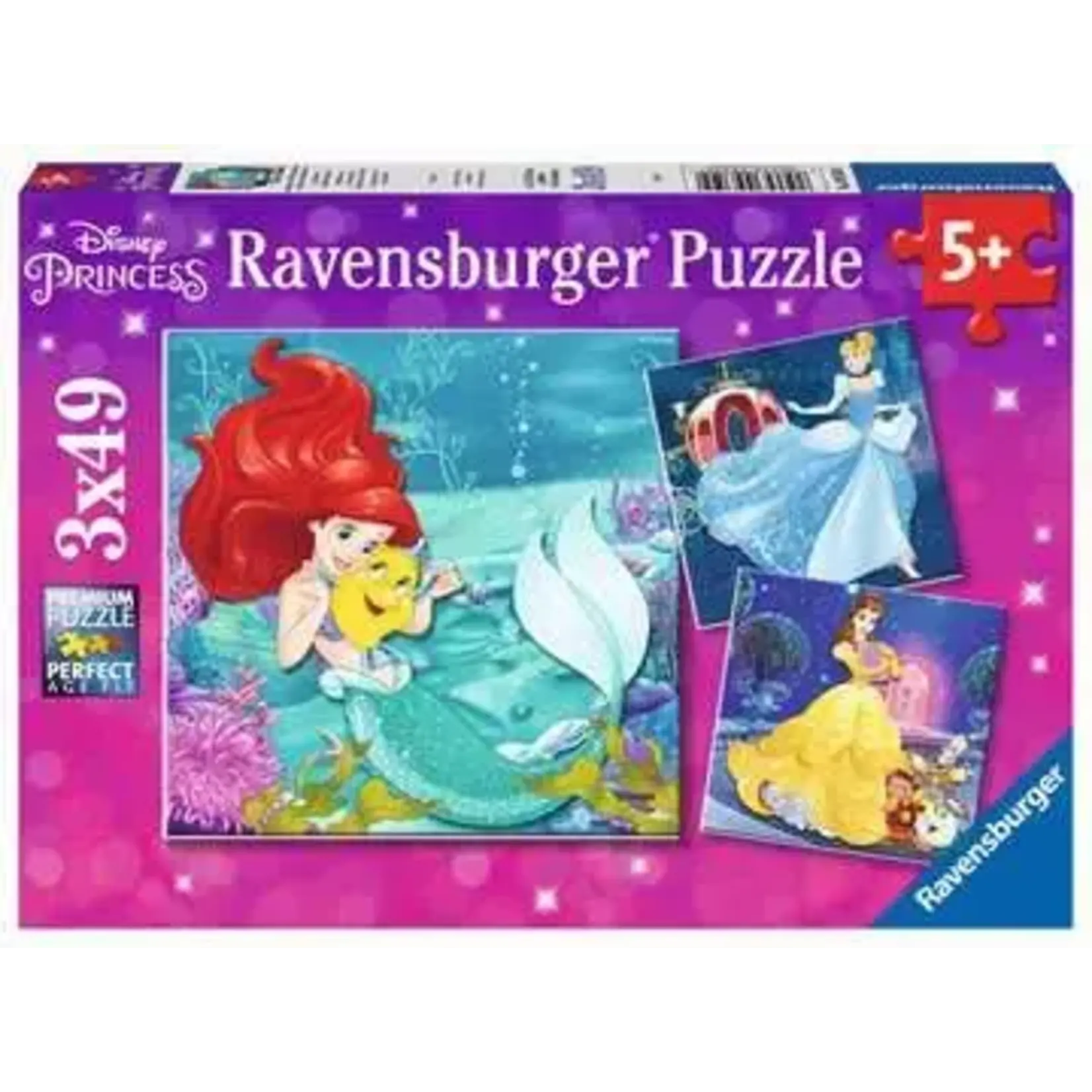 Ravensburger RAV09350 Disney Princess Adventure (Puzzle3x49)