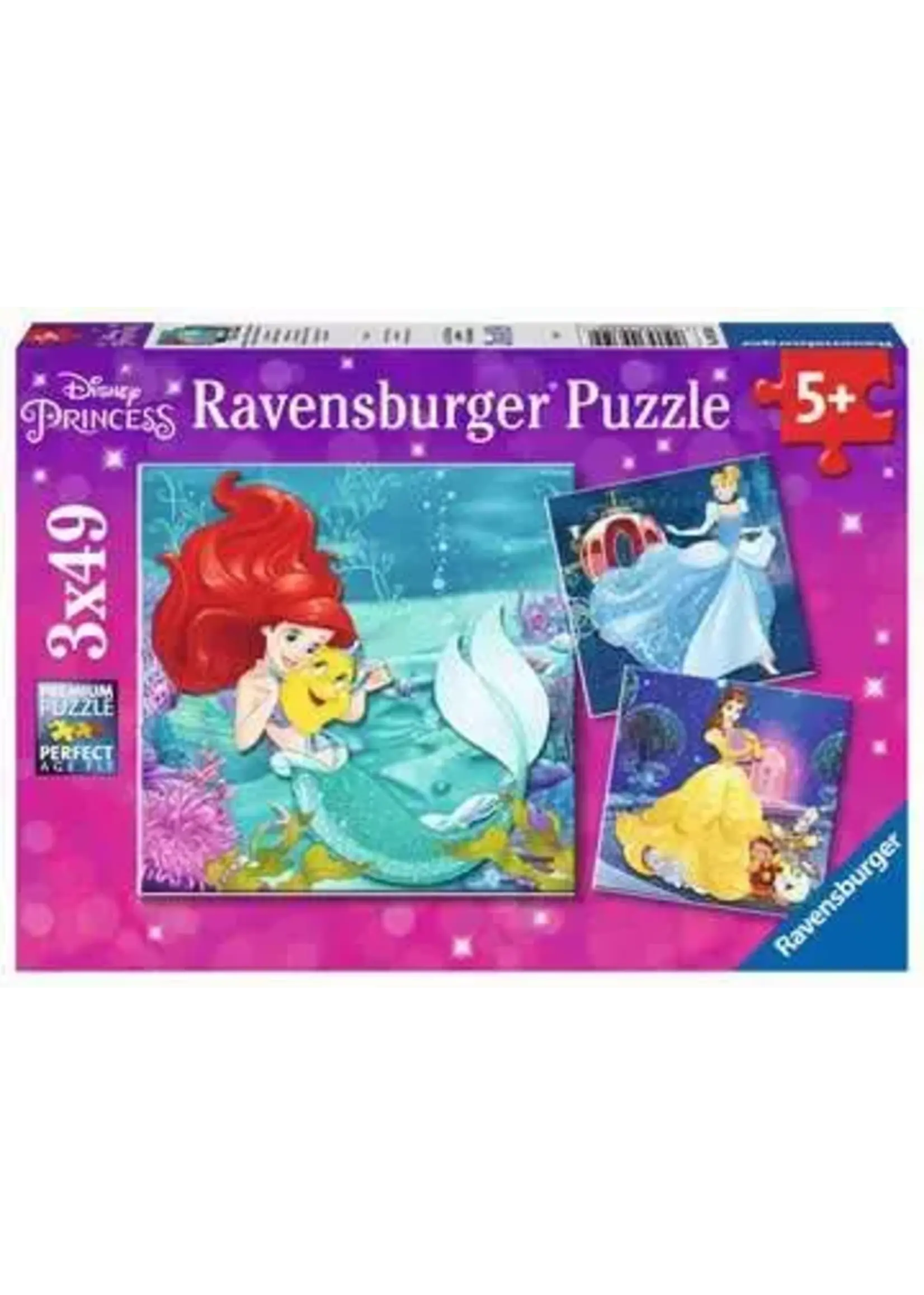 Ravensburger RAV09350 Disney Princess Adventure (Puzzle3x49)