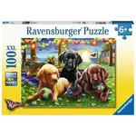 Ravensburger RAV12886 Puppy Picnic (Puzzle100)