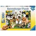 Ravensburger RAV13160 Happy Animal Buddies (Puzzle300)