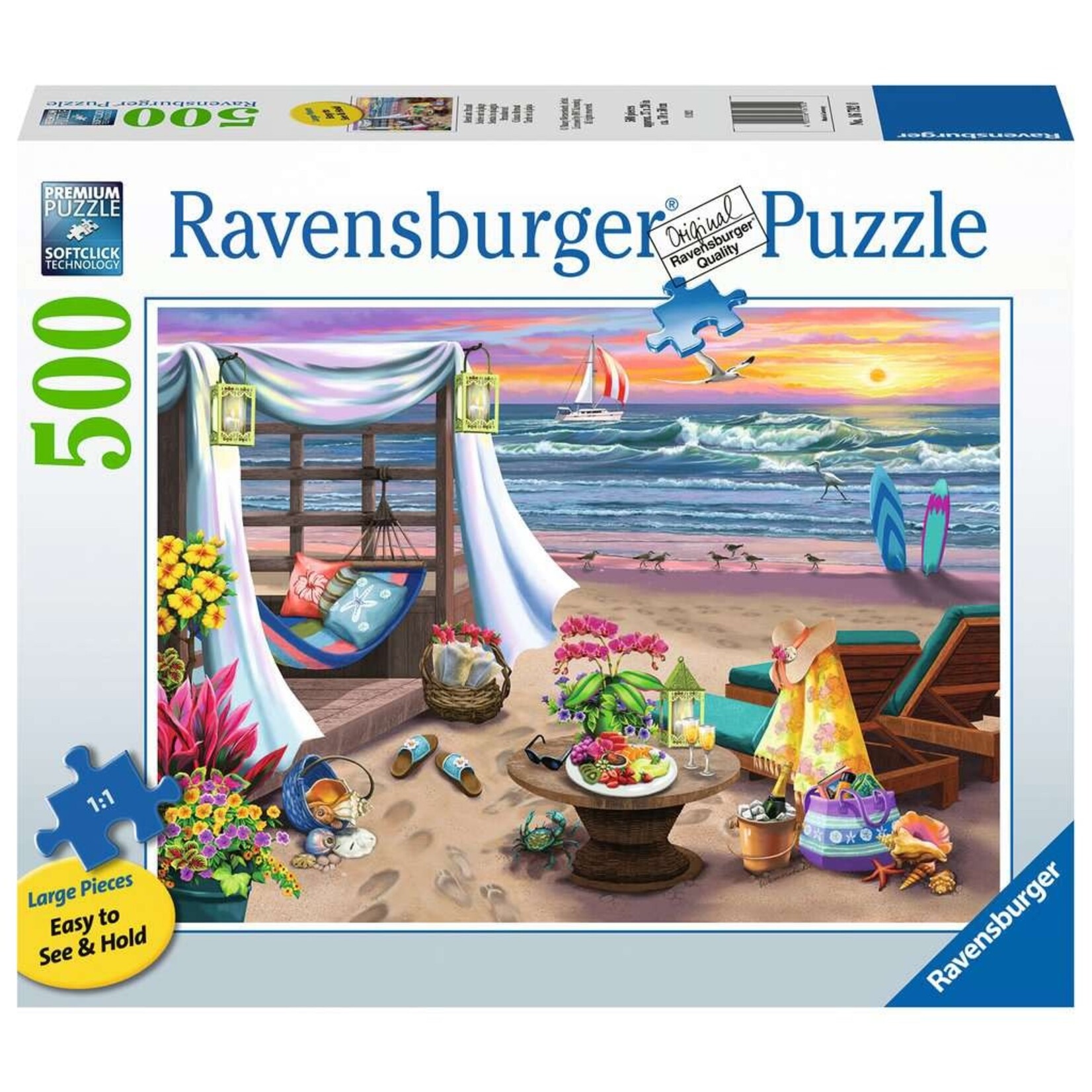 Ravensburger RAV16792 Cabana Retreat (Puzzle500)