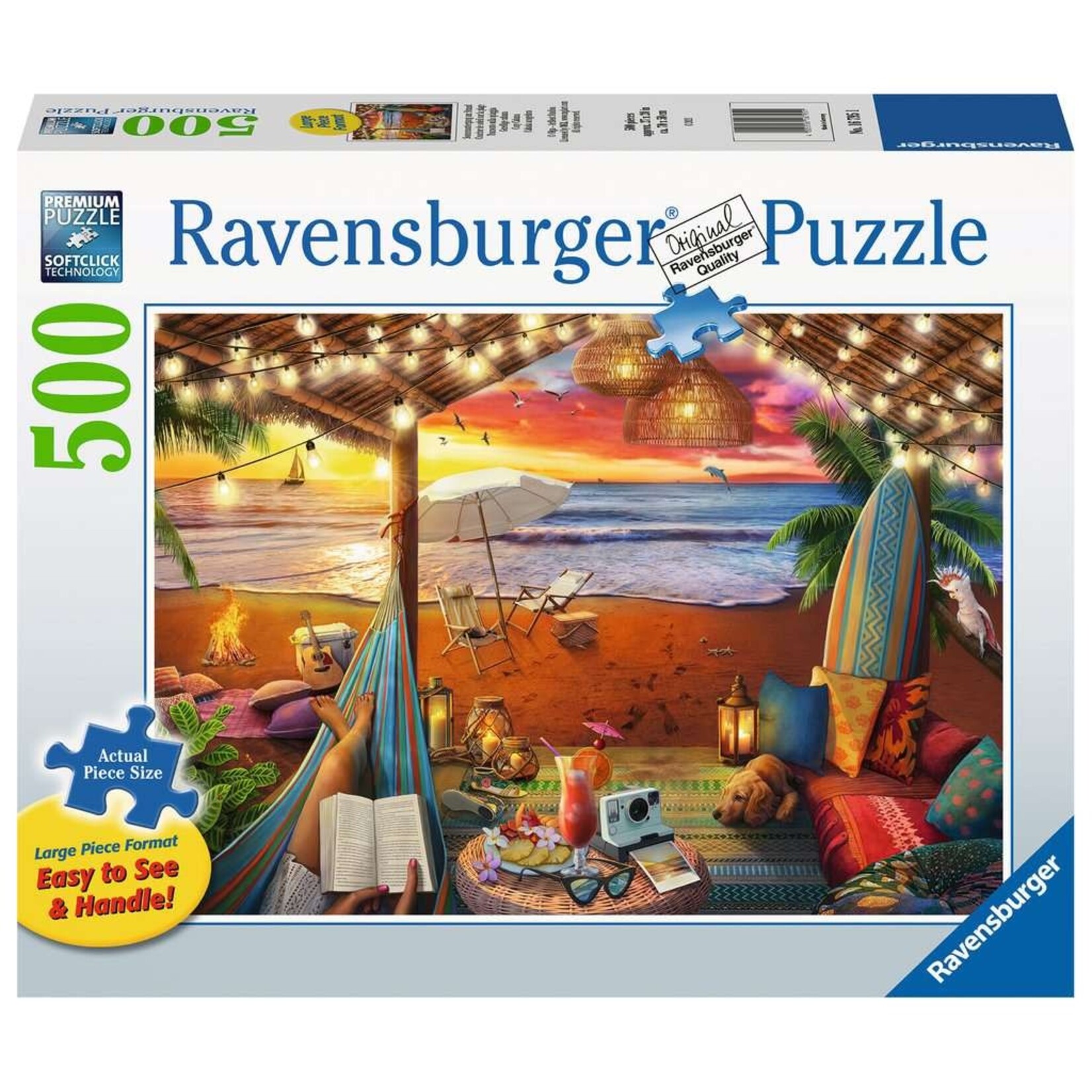 Ravensburger RAV16795 Cozy Cabana (Puzzle500)