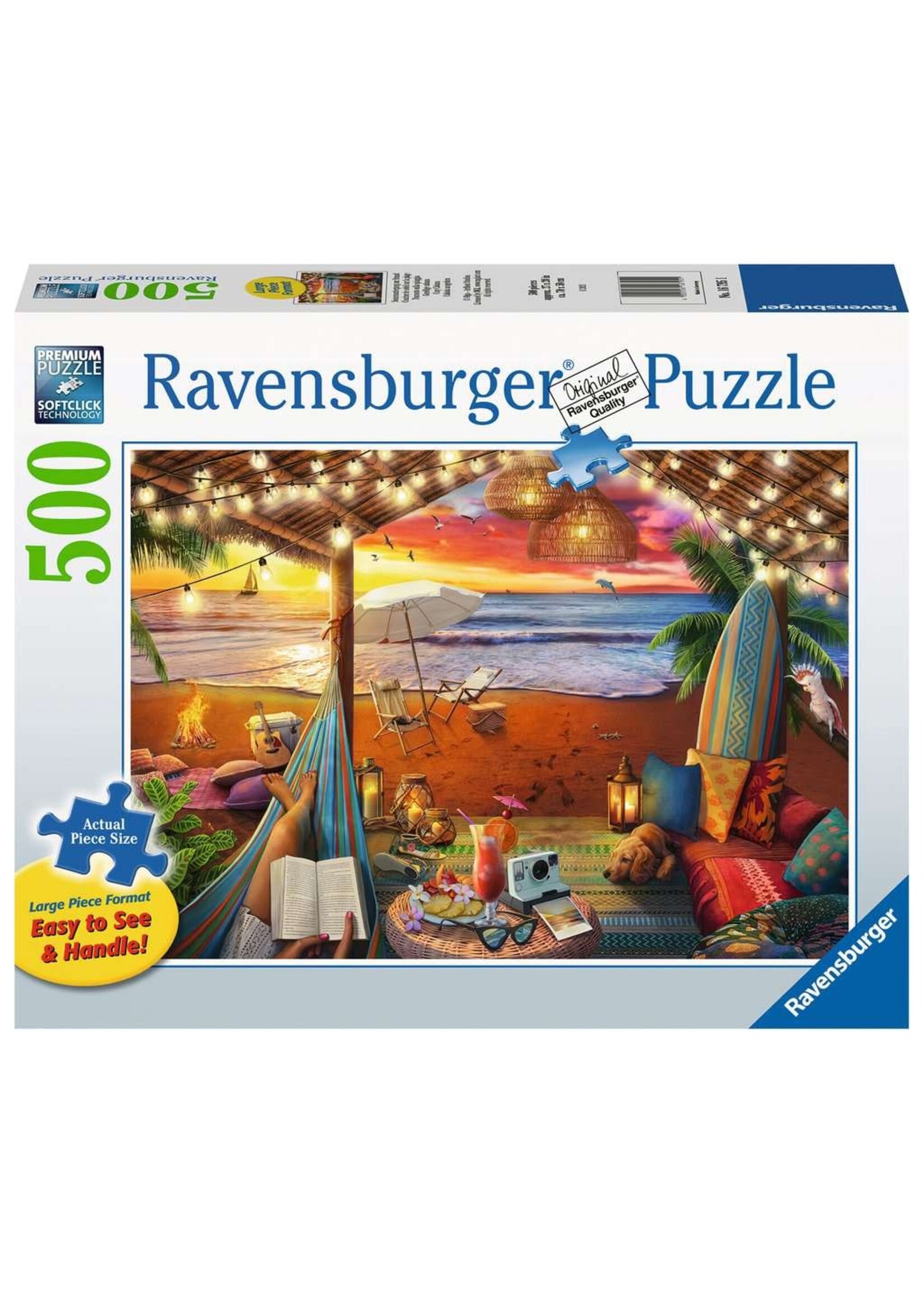 Ravensburger RAV16795 Cozy Cabana (Puzzle500)