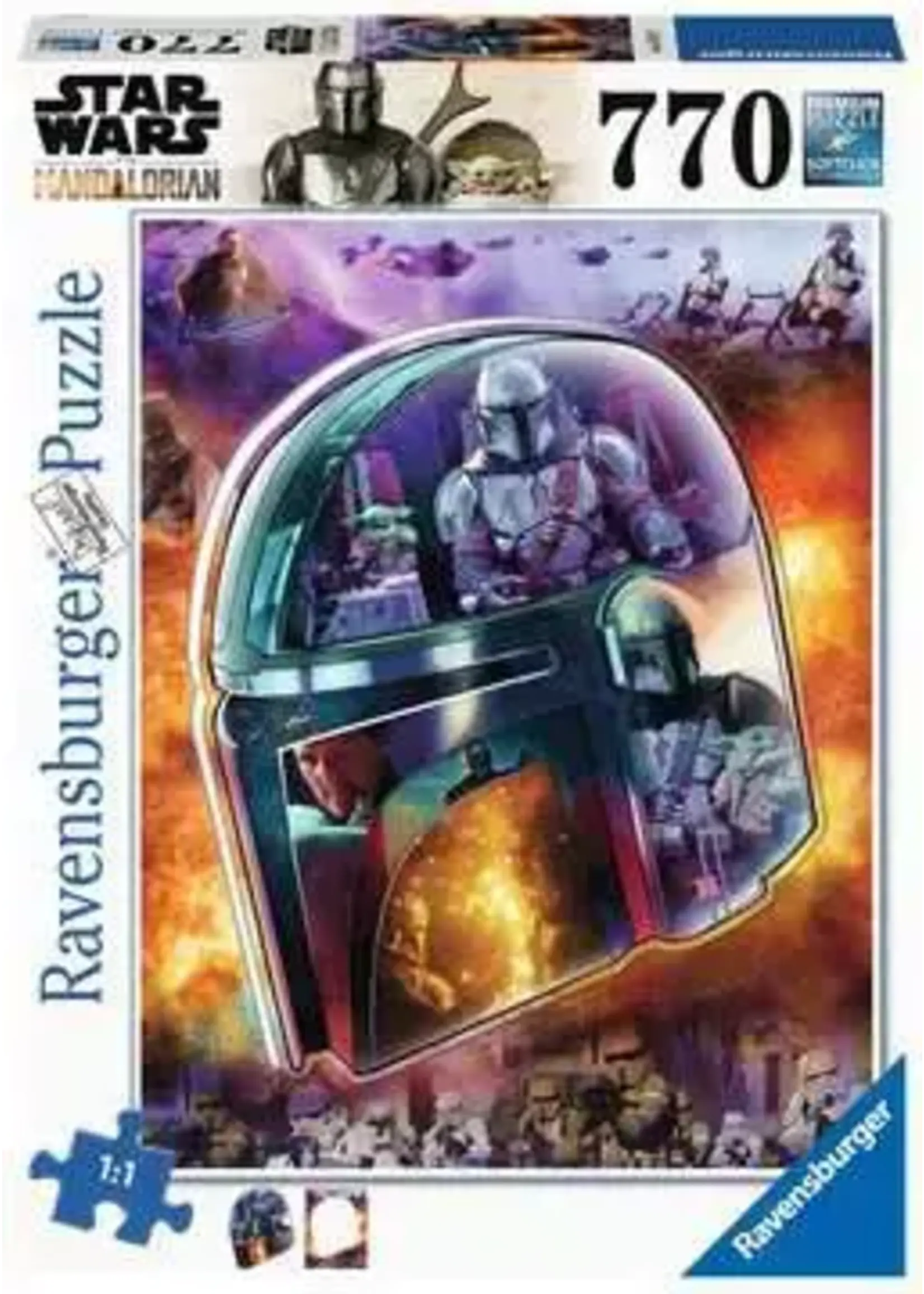 Ravensburger RAV12000830 The Mandalorian Helmet (Puzzle 770)