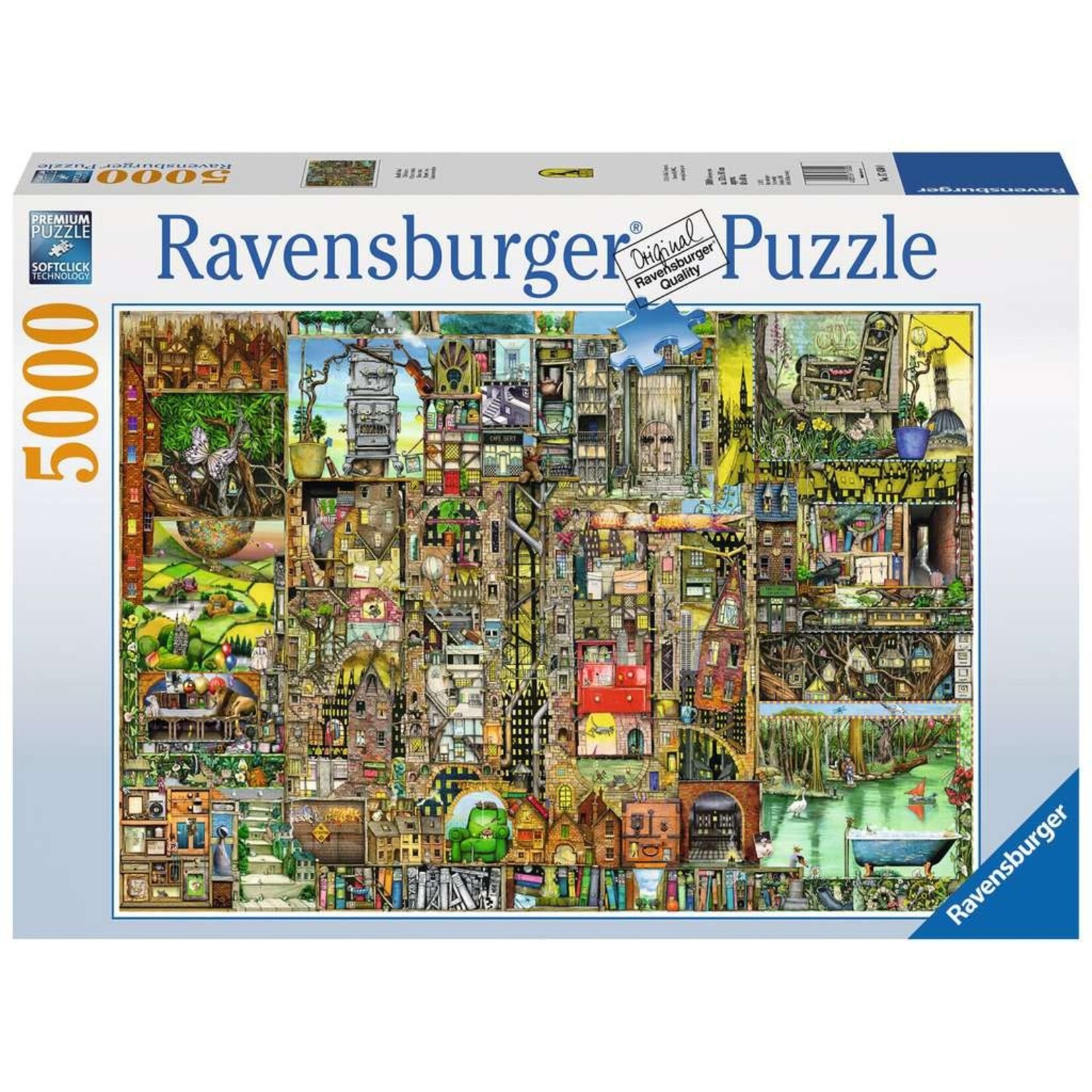 Ravensburger RAV17430 Bizarre Town (Puzzle5000)