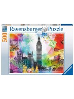 Ravensburger RAV12000309 London Postcard (Puzzle500)