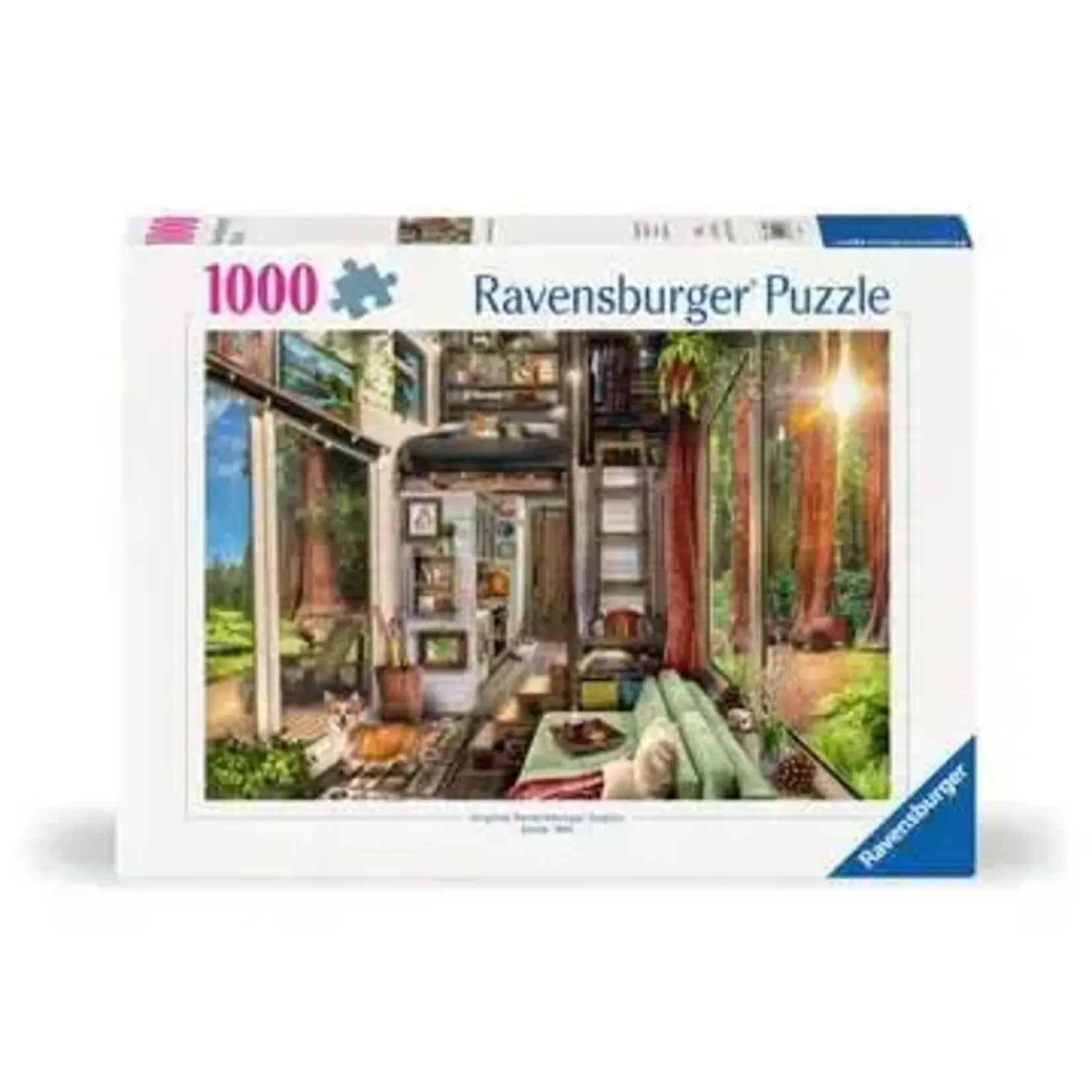 Ravensburger RAV12000634 Redwood Forest Tiny House (Puzzle1000)
