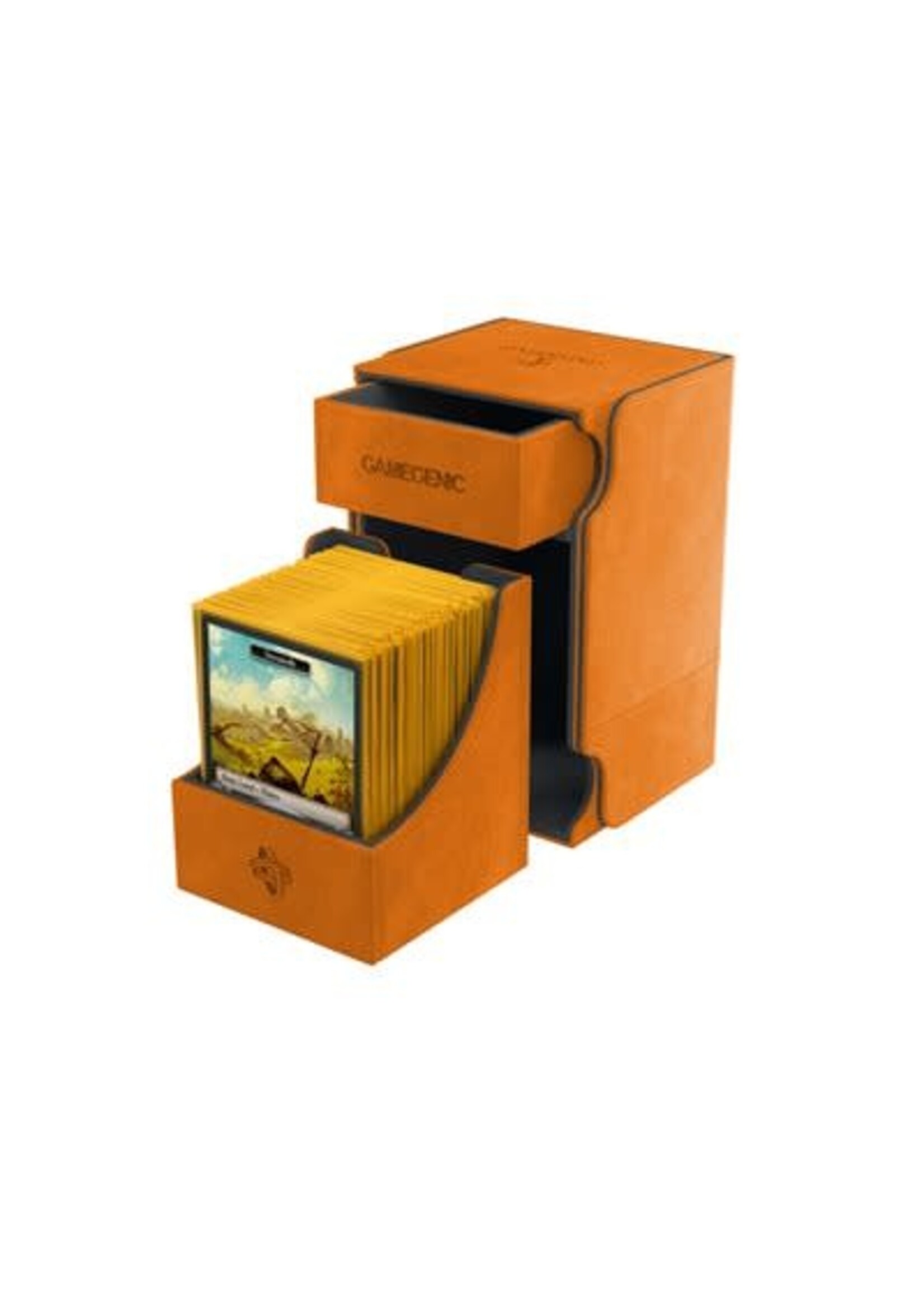 Gamegenic Deck Box 20045 Watchtower Orange