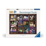 Ravensburger RAV12000874 Cubby Cats and Succulents (Puzzle500)
