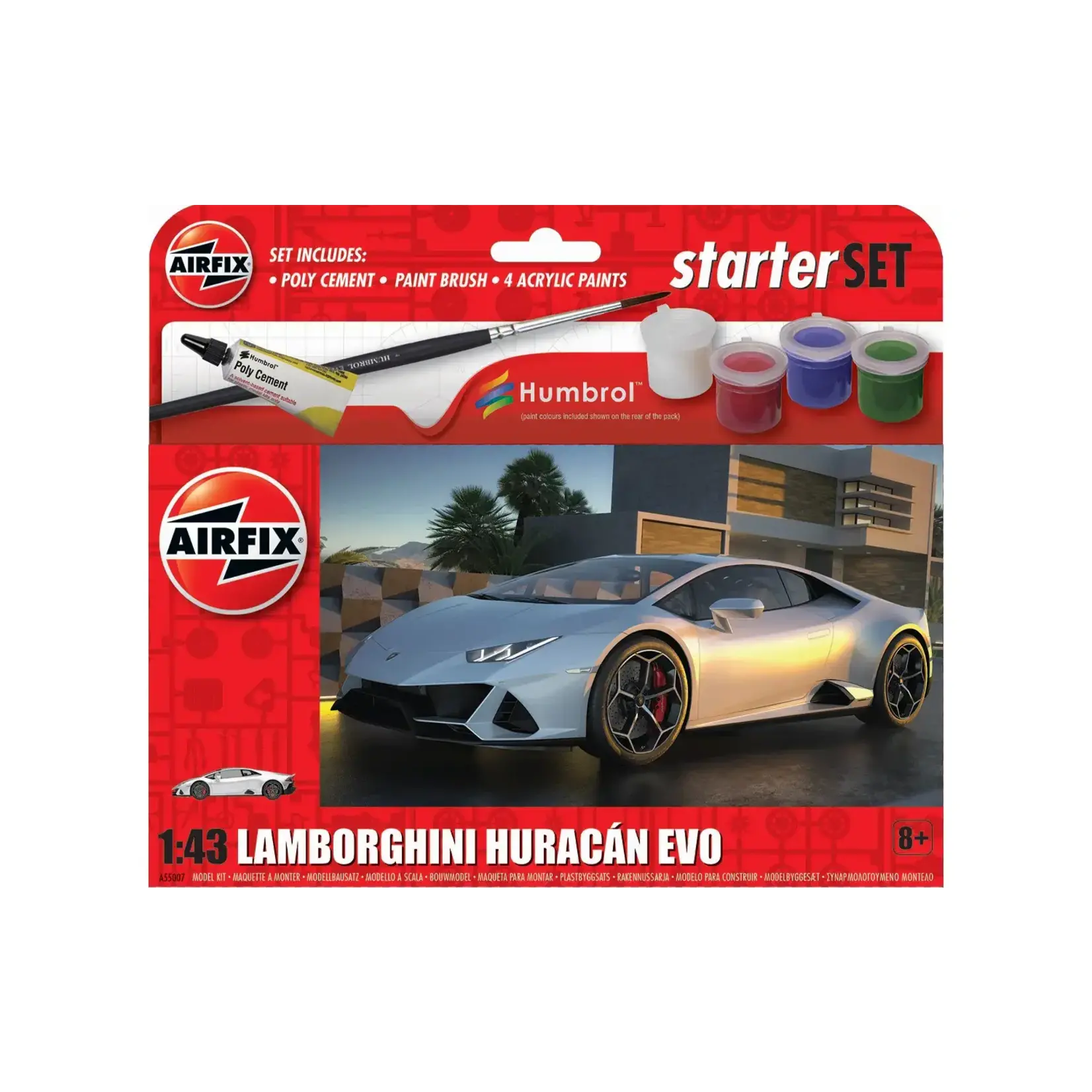 Airfix AIR55007 Lamborghini Huracan EVO Starter Set (1/43)