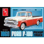 AMT AMT1407 1960 Ford F-100 Pickup with Trailer (1/25)