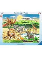 Ravensburger RAV06146 African Animal World (Puzzle)