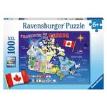 Ravensburger RAV10569 Map of Canada (Puzzle100)